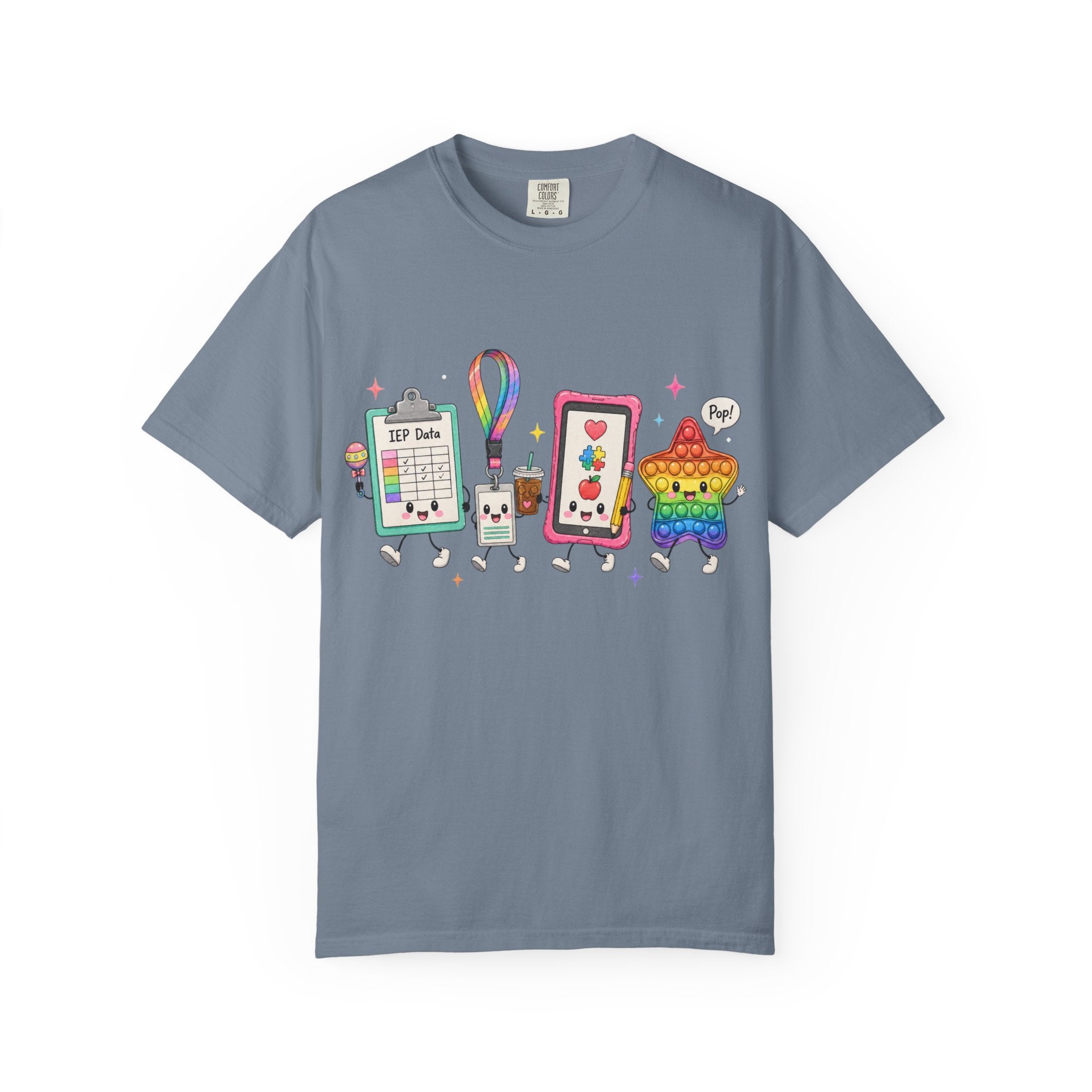 Teacher Tech Friends Graphic T-Shirt — IEP data