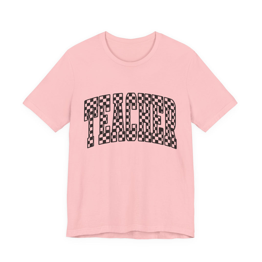 Teacher Checkerboard Graphic Tee