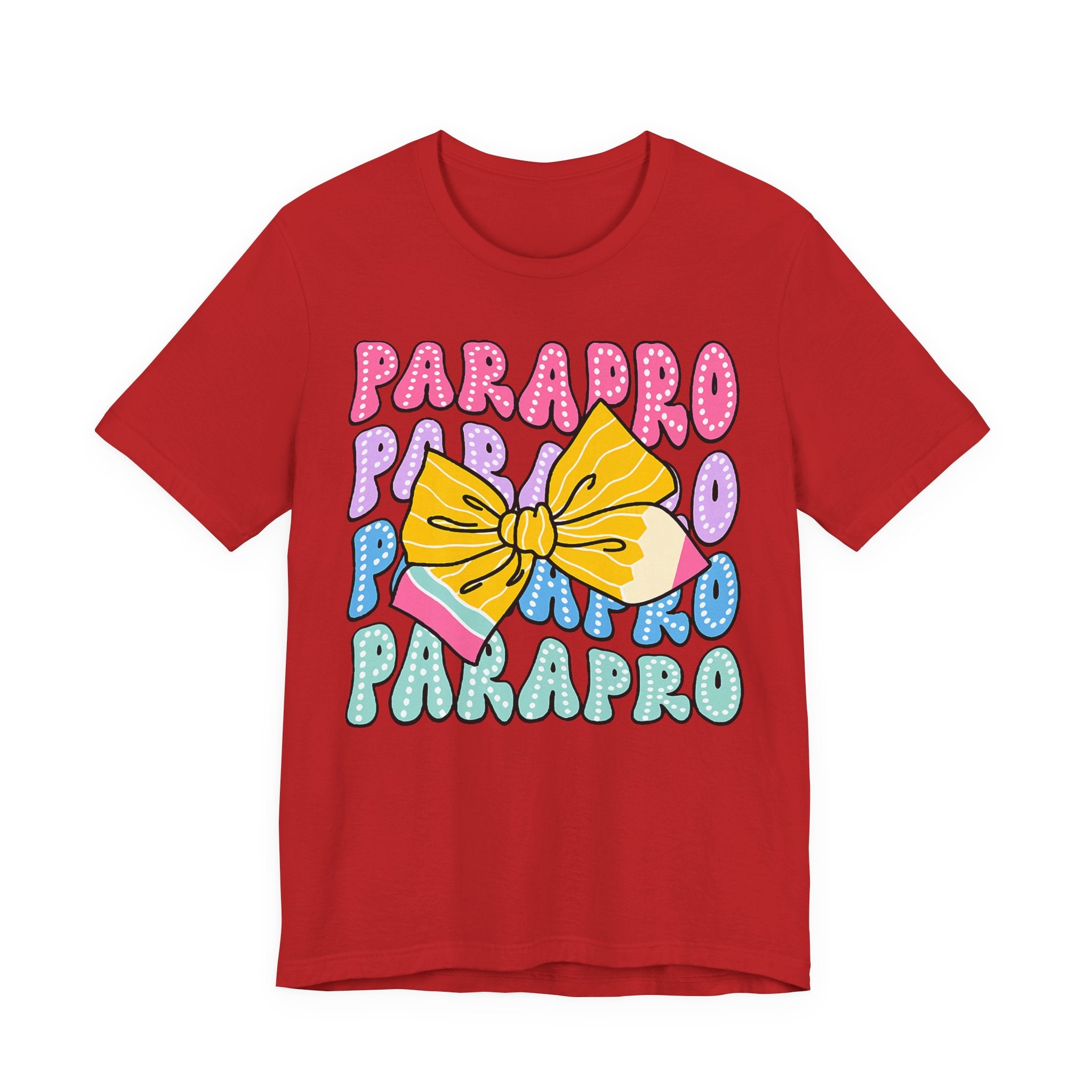 Parapro T-Shirt — Colorful Paraprofessional Bow Tee