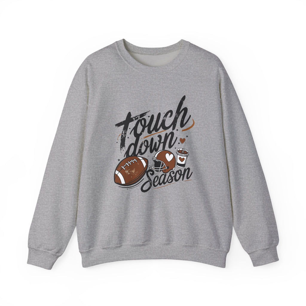 Touchdown Season Crewneck Sweatshirt — Football Fan Game Day Pullover