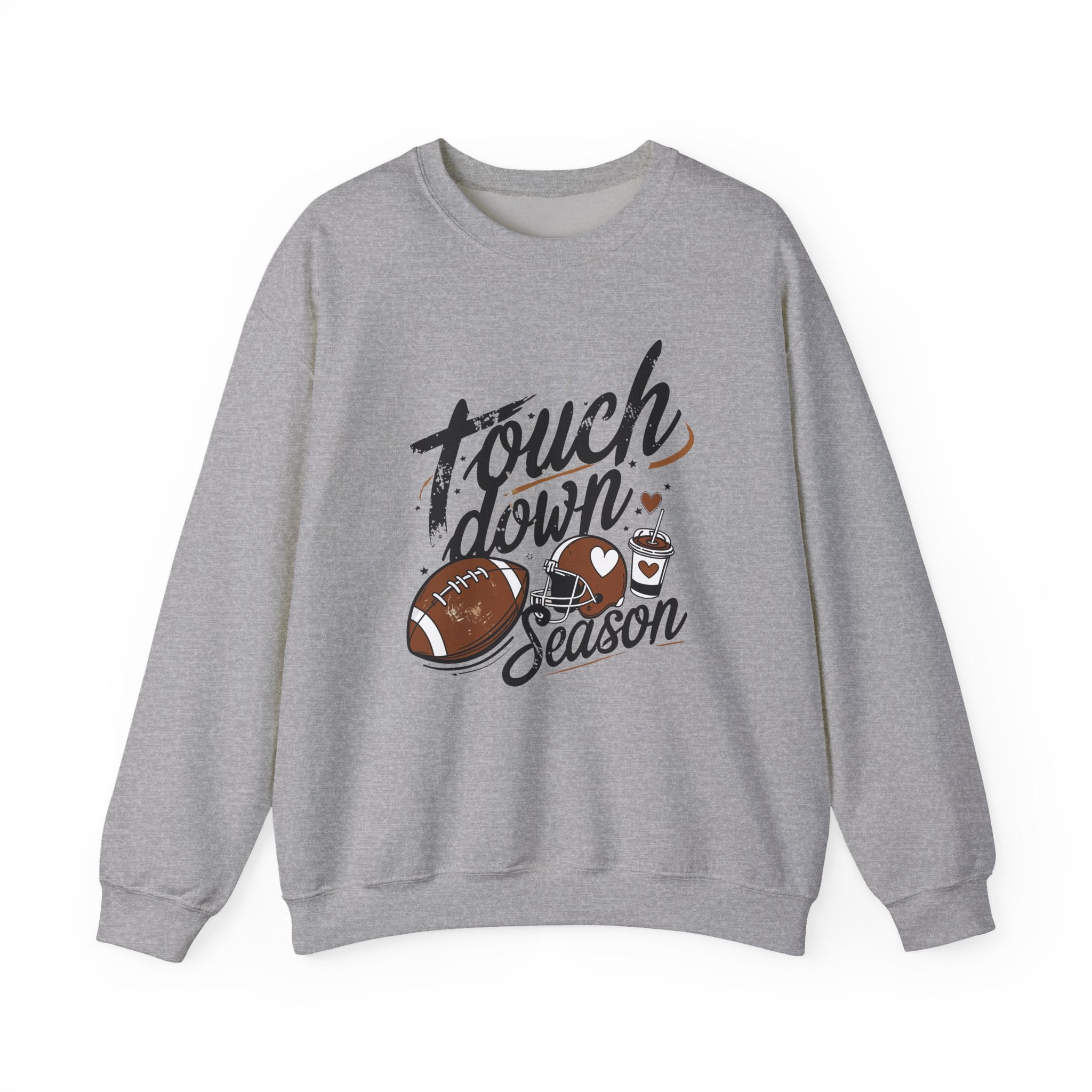 Touchdown Season Crewneck Sweatshirt — Football Fan Game Day Pullover