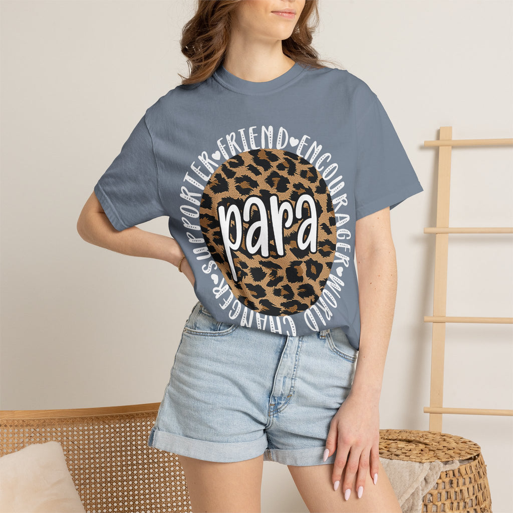 Para Leopard Circle T-Shirt — Supporter, Friend & Encourager Tee