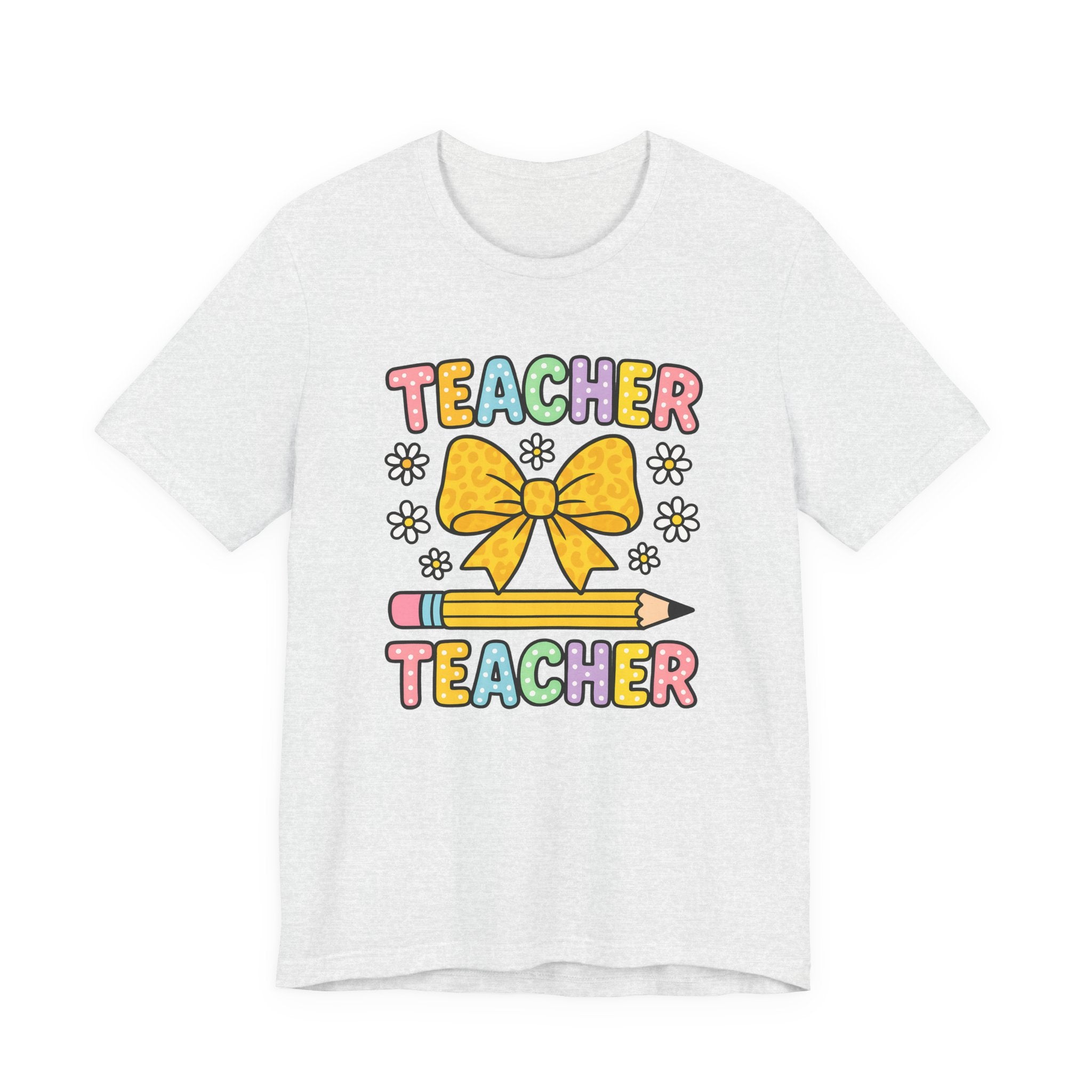 Teacher Bow Pencil T-Shirt