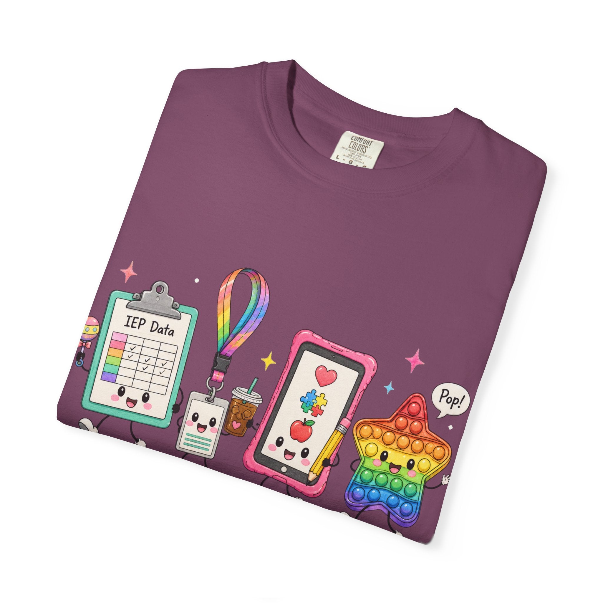 Teacher Tech Friends Graphic T-Shirt — IEP data