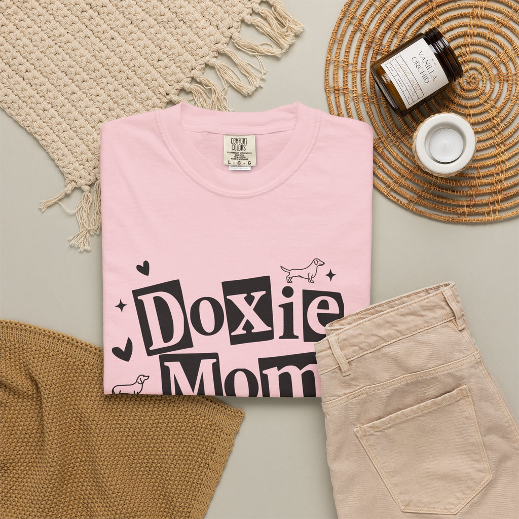 Doxie Mom T-Shirt — Cute Dachshund Dog Mom Tee, Dog Lover Gift