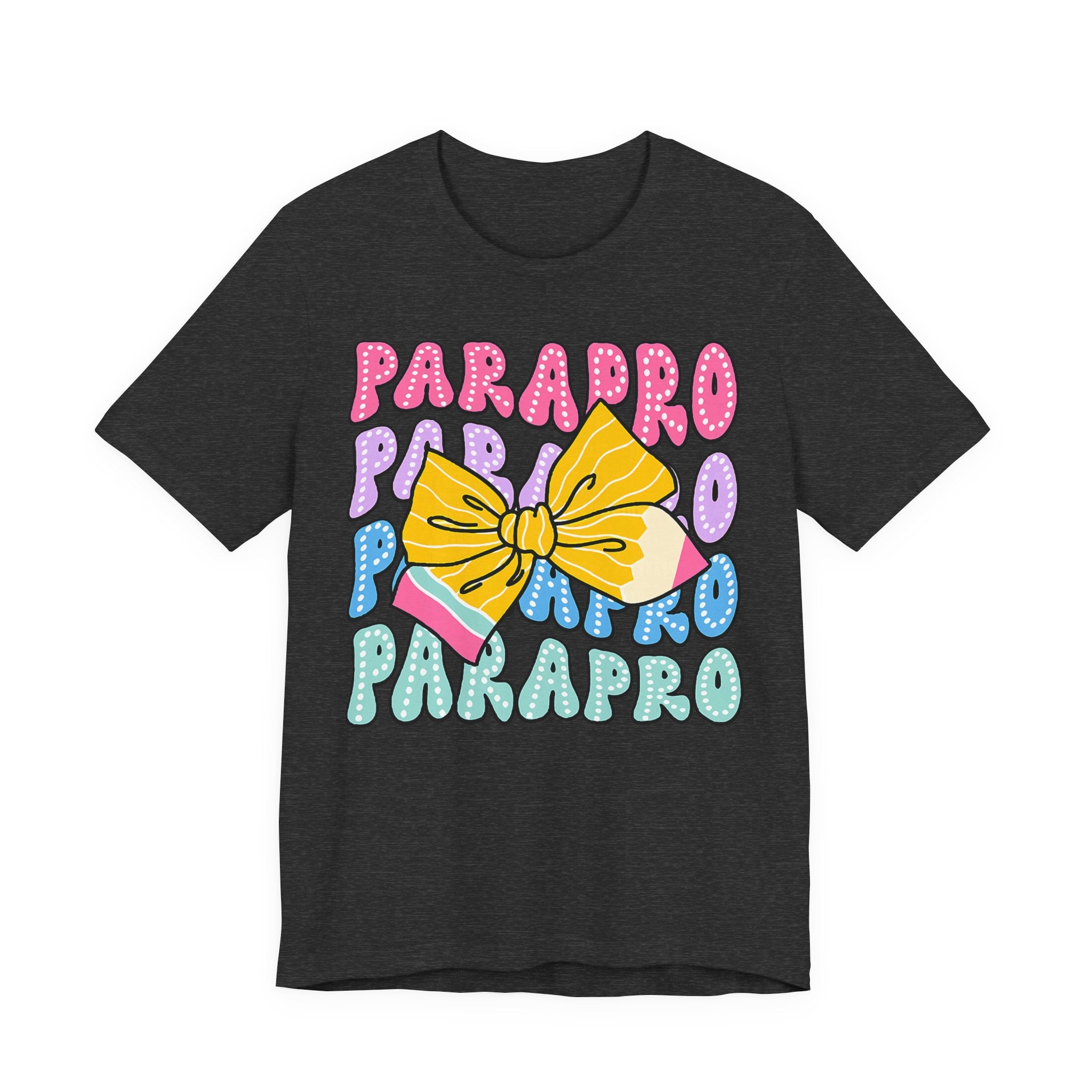 Parapro T-Shirt — Colorful Paraprofessional Bow Tee
