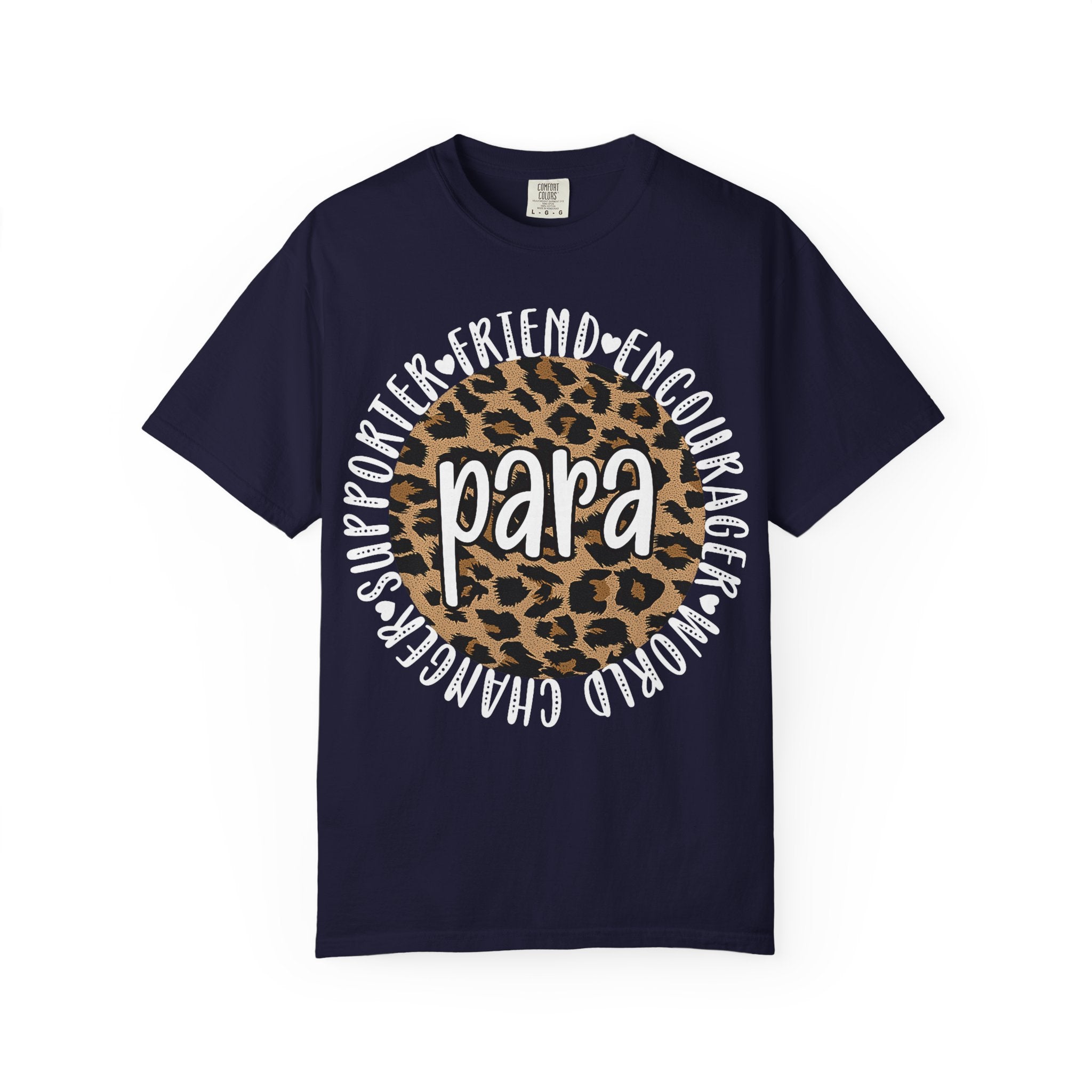 Para Leopard Circle T-Shirt — Supporter, Friend & Encourager Tee