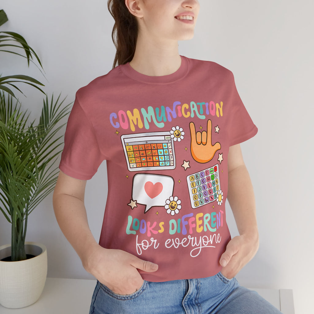 Communication Looks Different Tee