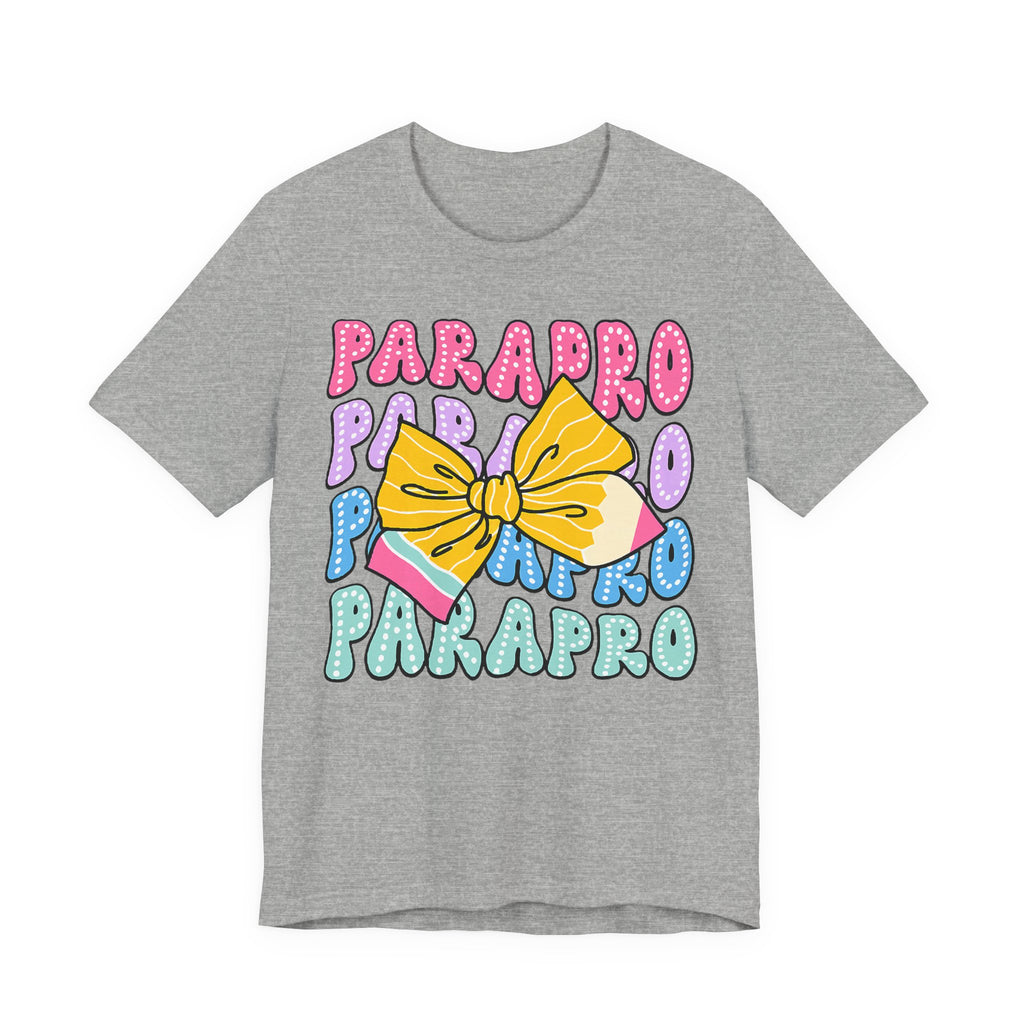 Parapro T-Shirt — Colorful Paraprofessional Bow Tee