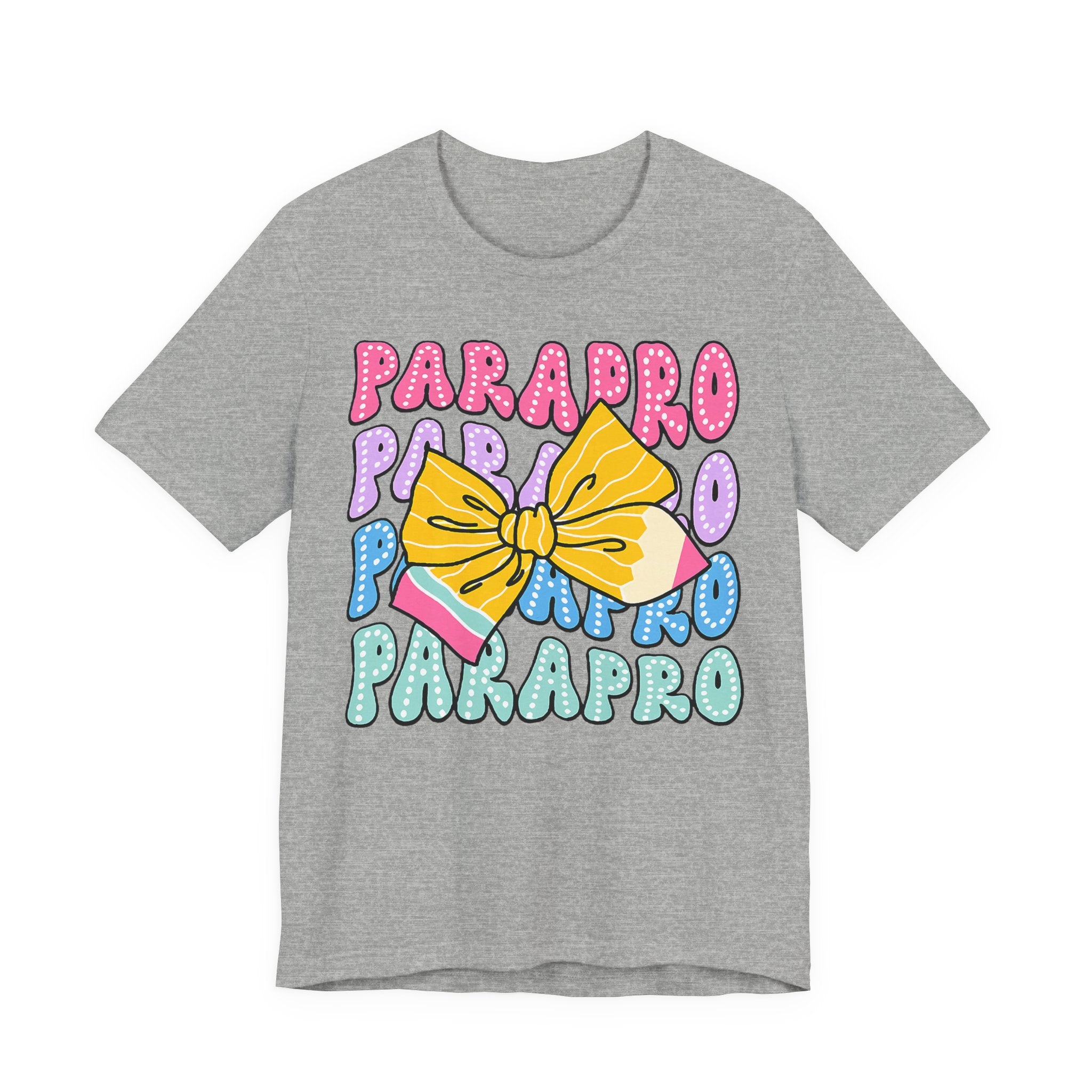 Parapro T-Shirt — Colorful Paraprofessional Bow Tee