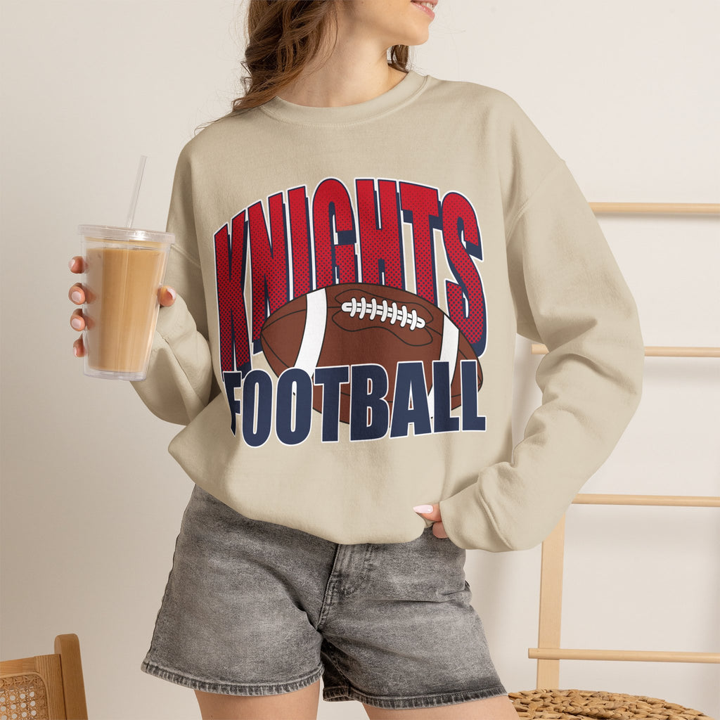 Knights Football Sweatshirt — Team-Fan Crewneck for Game Day