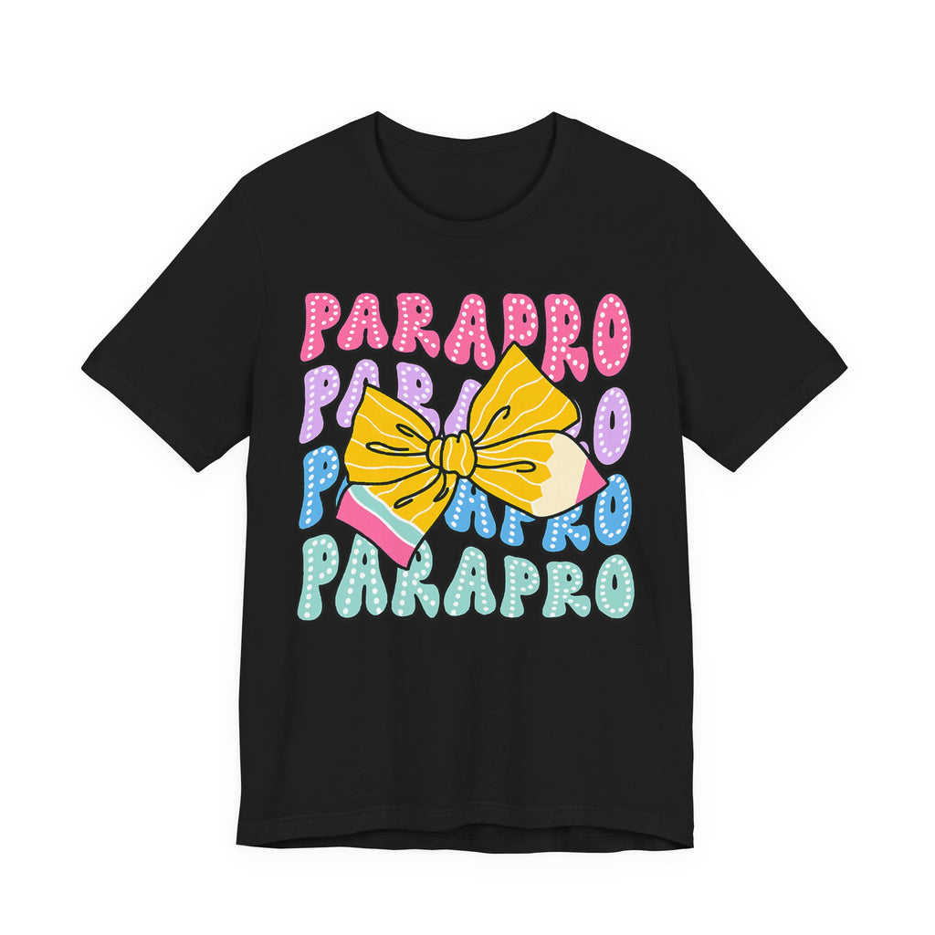 Parapro T-Shirt — Colorful Paraprofessional Bow Tee