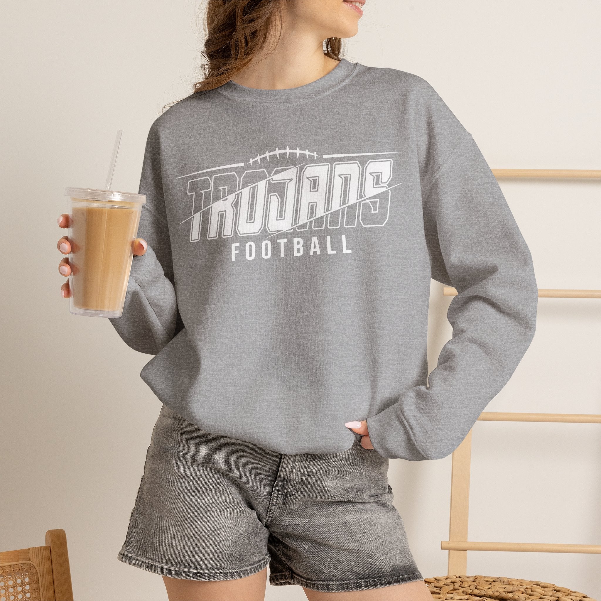 Trojans Football Crewneck Sweatshirt