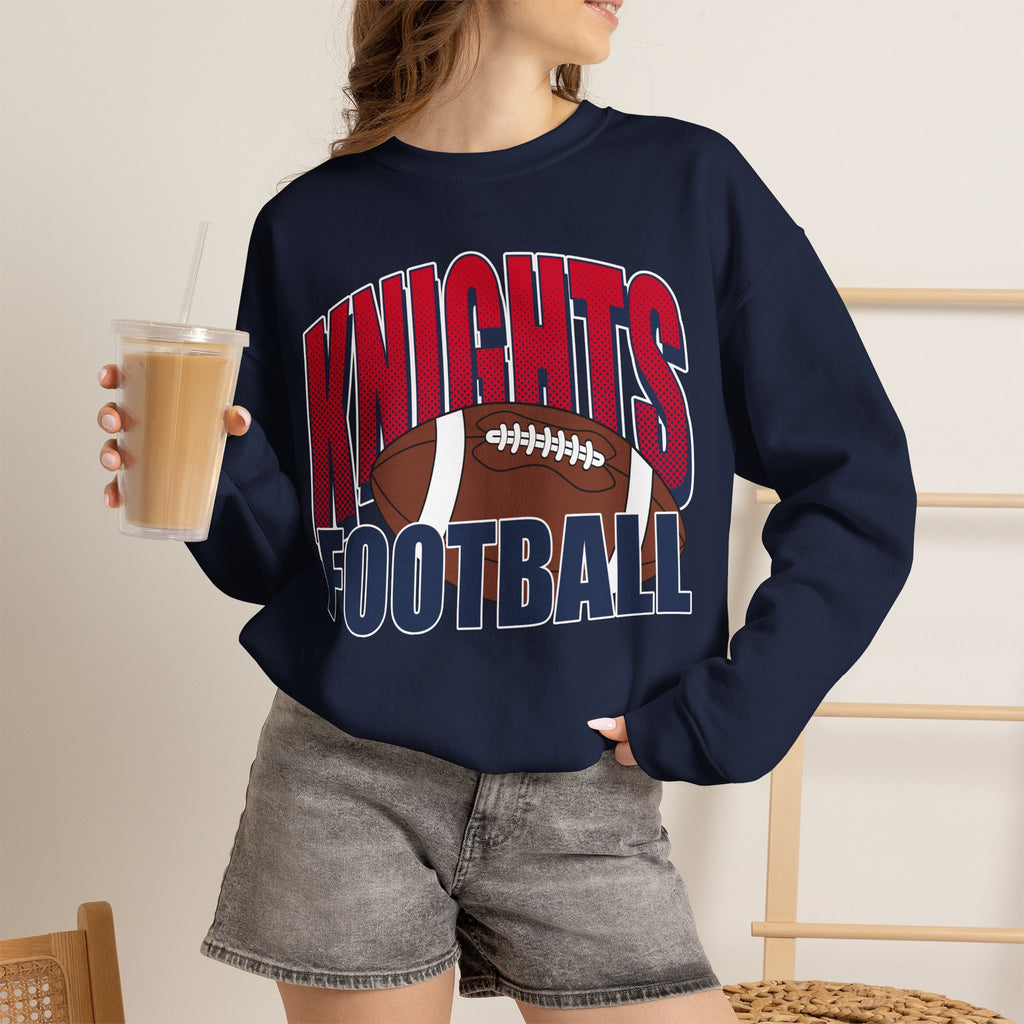 Knights Football Sweatshirt — Team-Fan Crewneck for Game Day