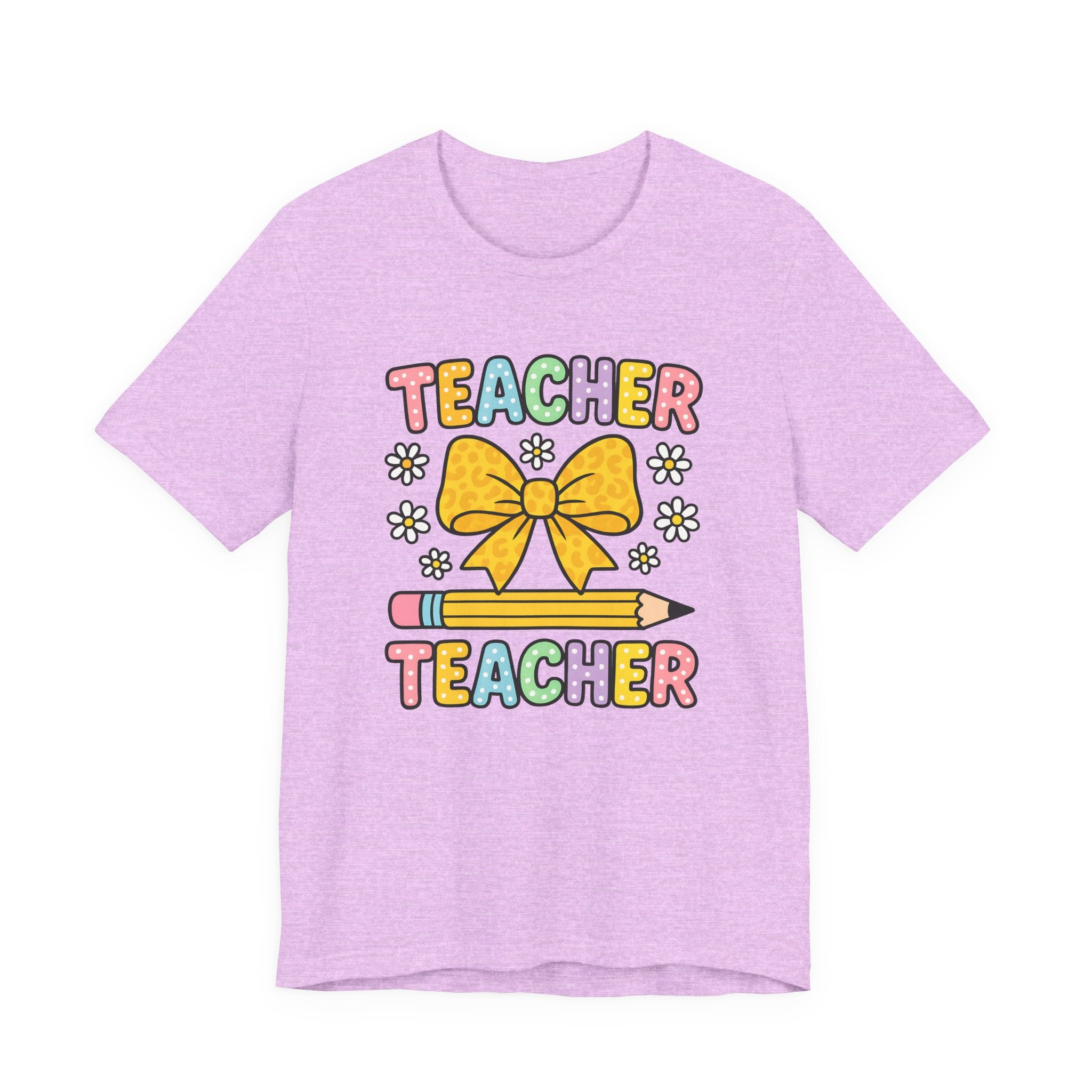 Teacher Bow Pencil T-Shirt