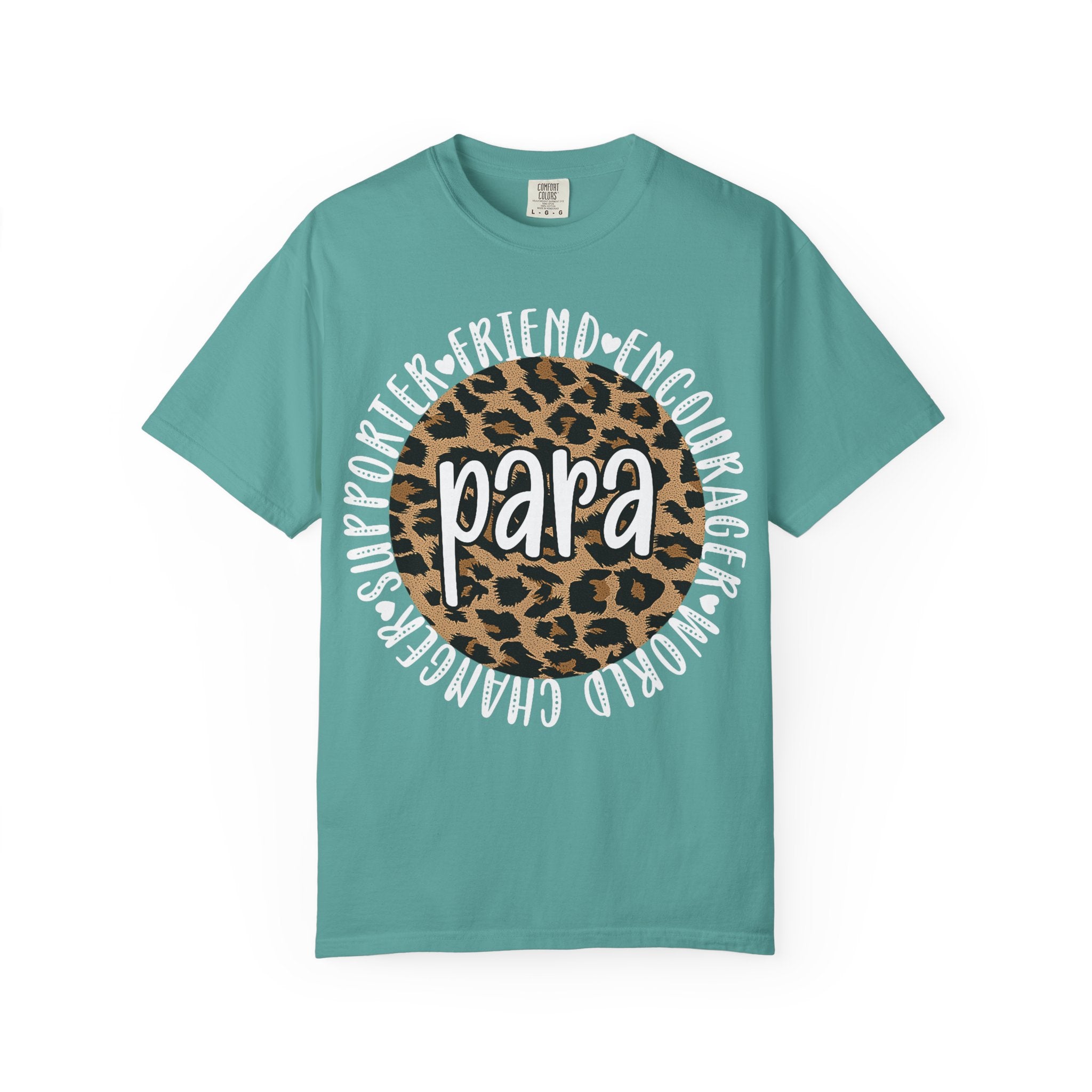 Para Leopard Circle T-Shirt — Supporter, Friend & Encourager Tee