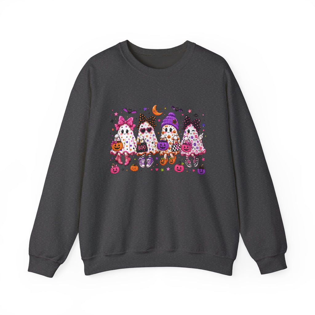 Halloween Gnomes Crewneck Sweatshirt — Cute Trick-or-Treat Gnome Halloween Sweater