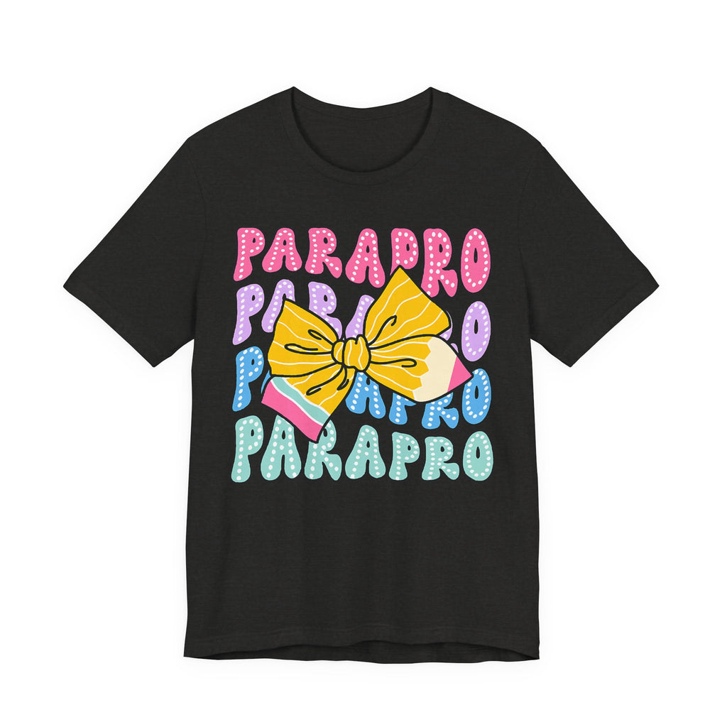 Parapro T-Shirt — Colorful Paraprofessional Bow Tee