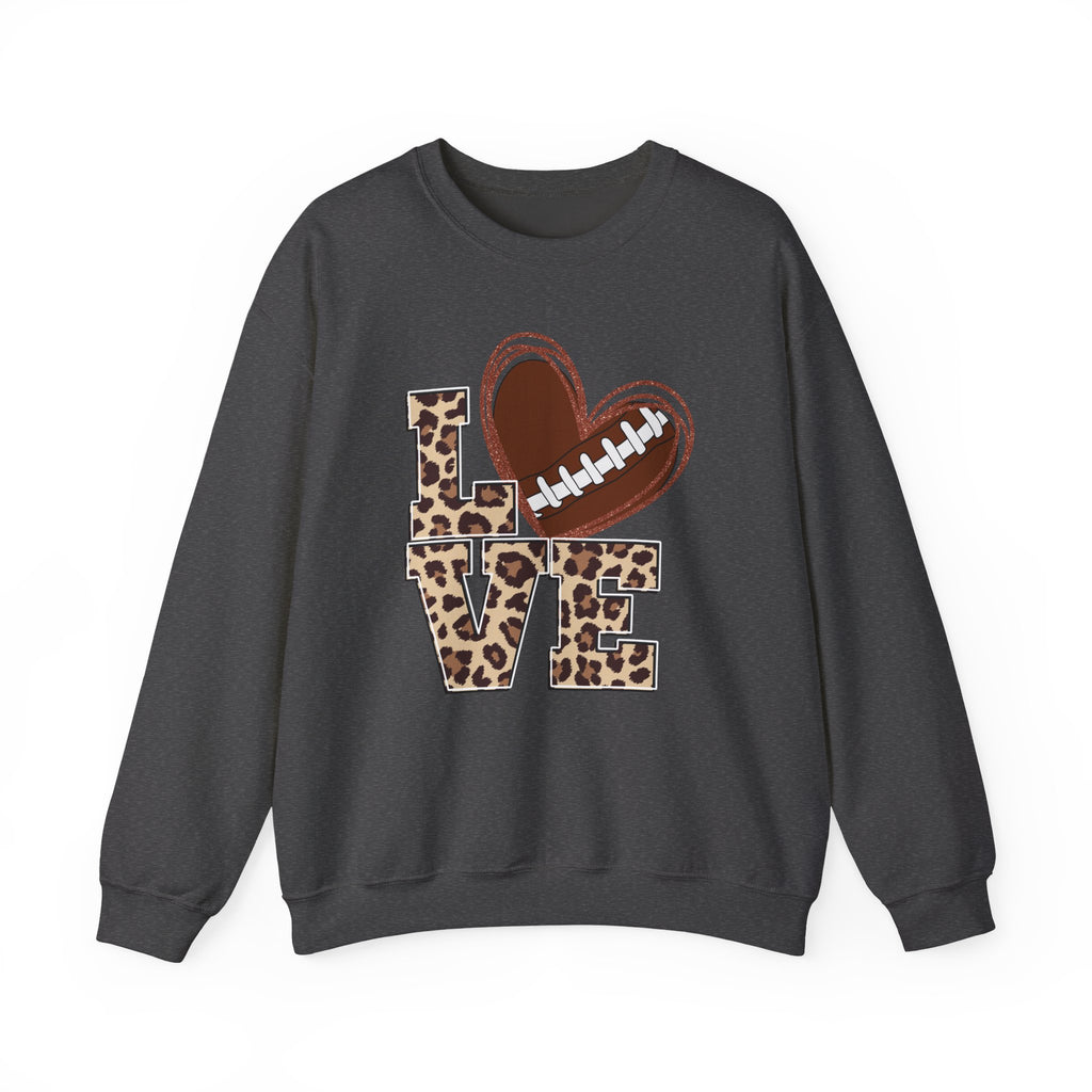 Football Love Leopard Sweatshirt