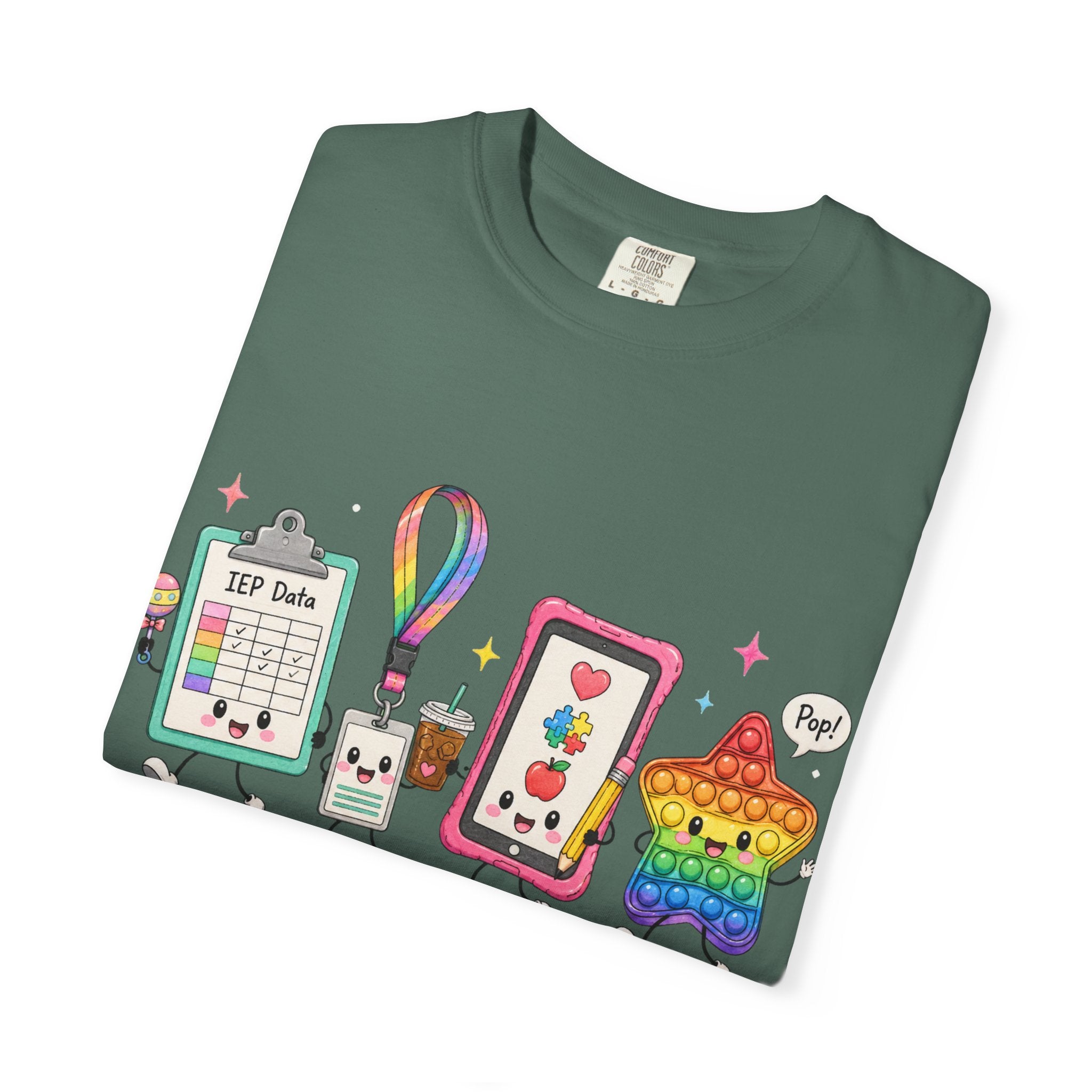 Teacher Tech Friends Graphic T-Shirt — IEP data