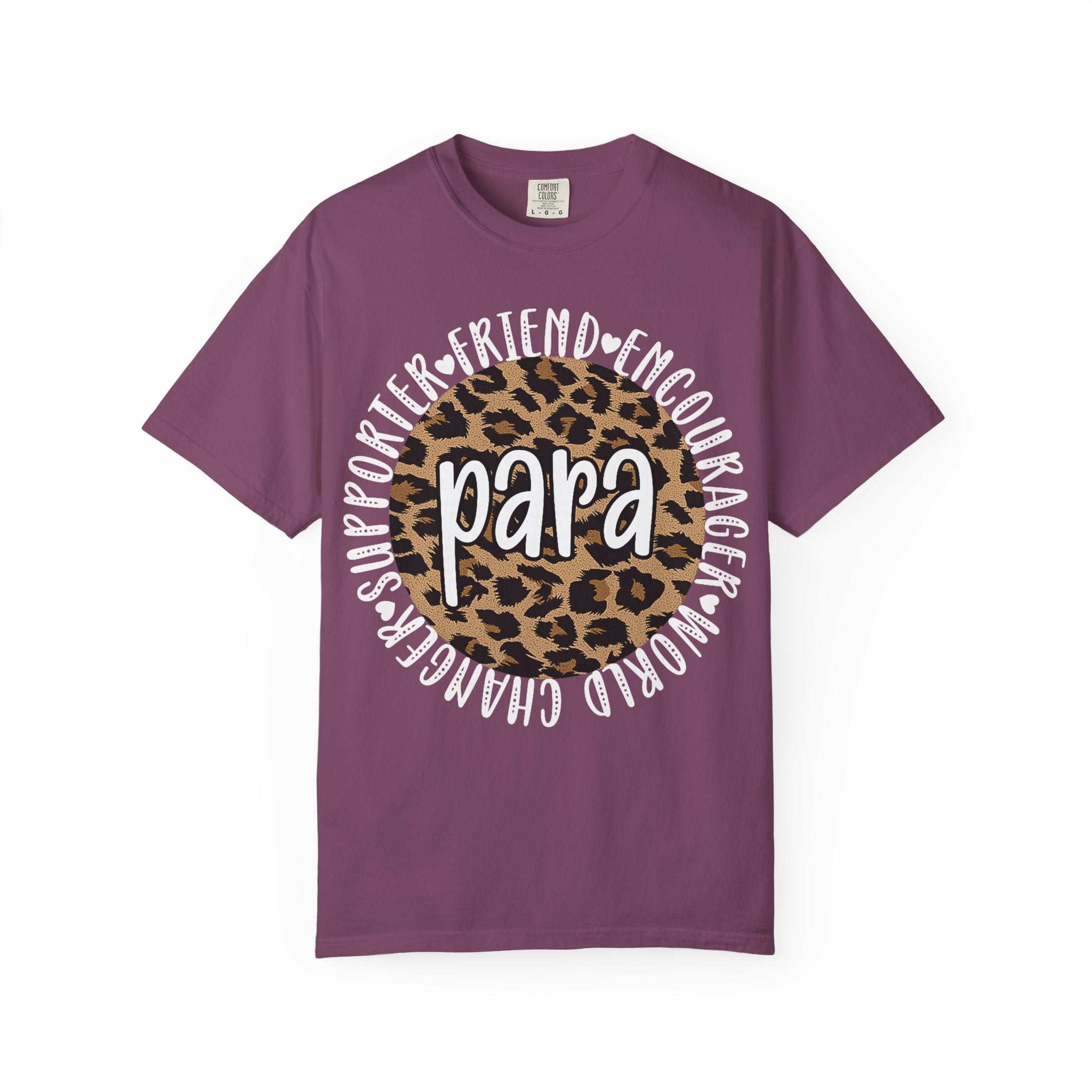 Para Leopard Circle T-Shirt — Supporter, Friend & Encourager Tee