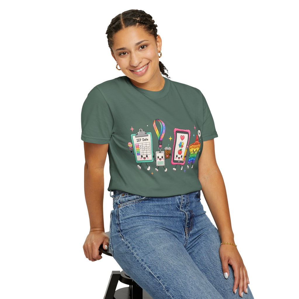 Teacher Tech Friends Graphic T-Shirt — IEP data