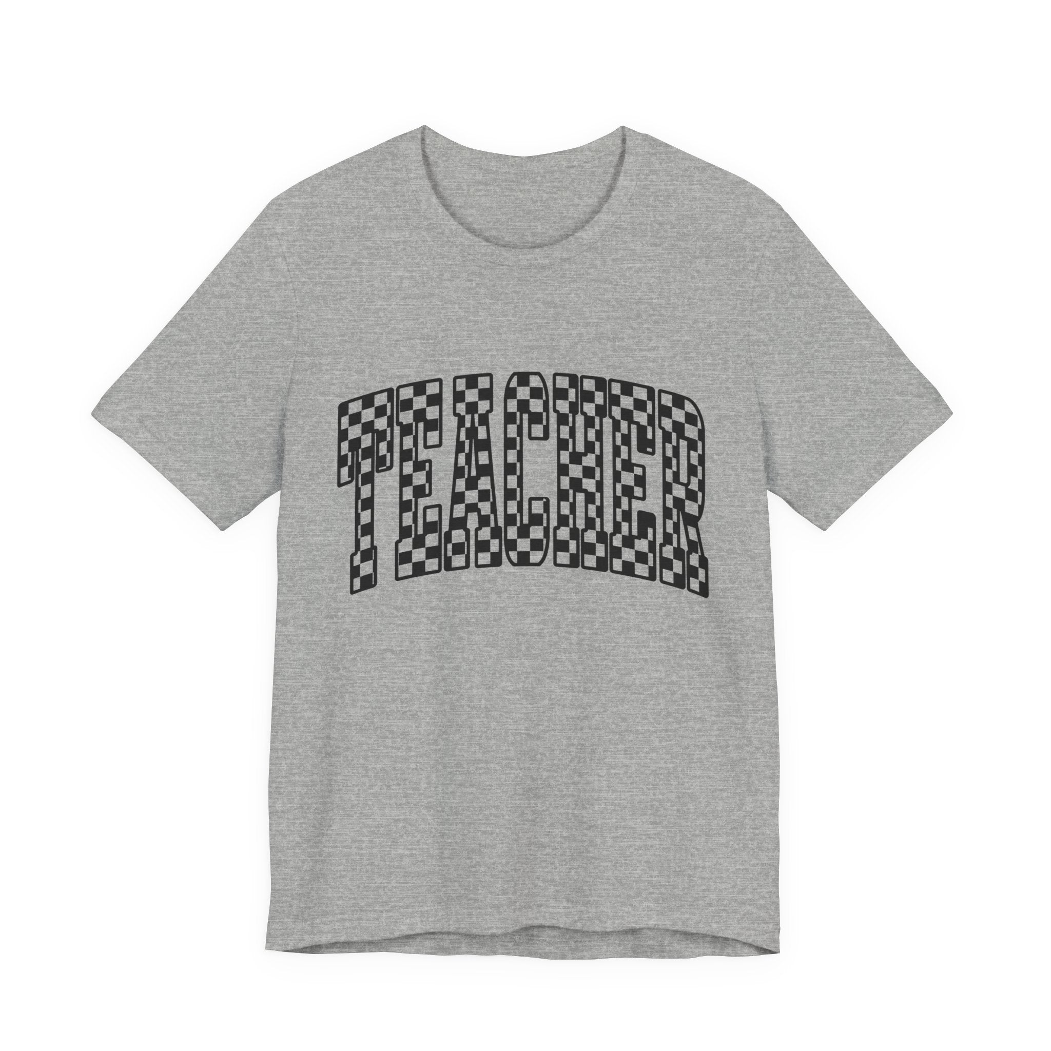 Teacher Checkerboard Graphic Tee