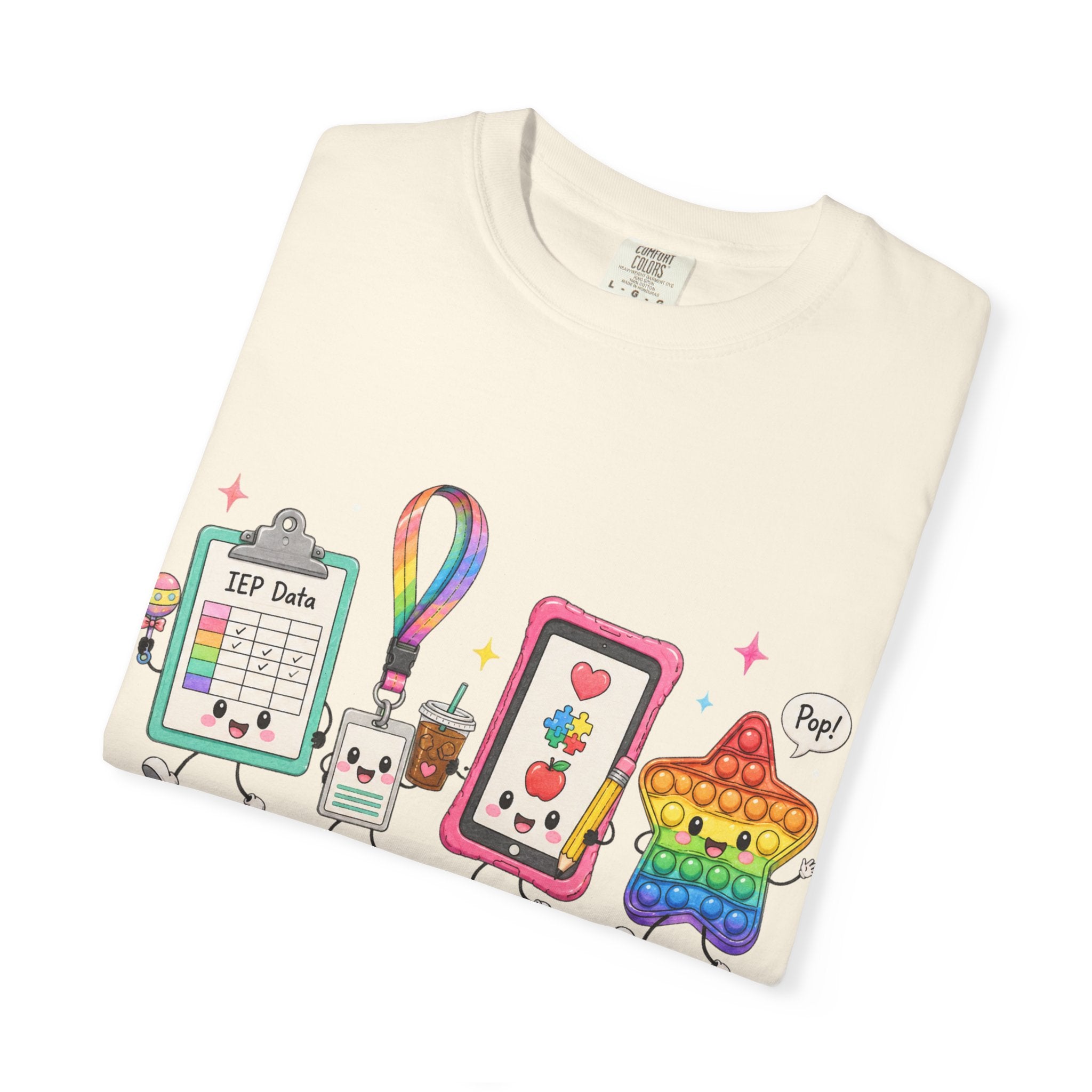 Teacher Tech Friends Graphic T-Shirt — IEP data