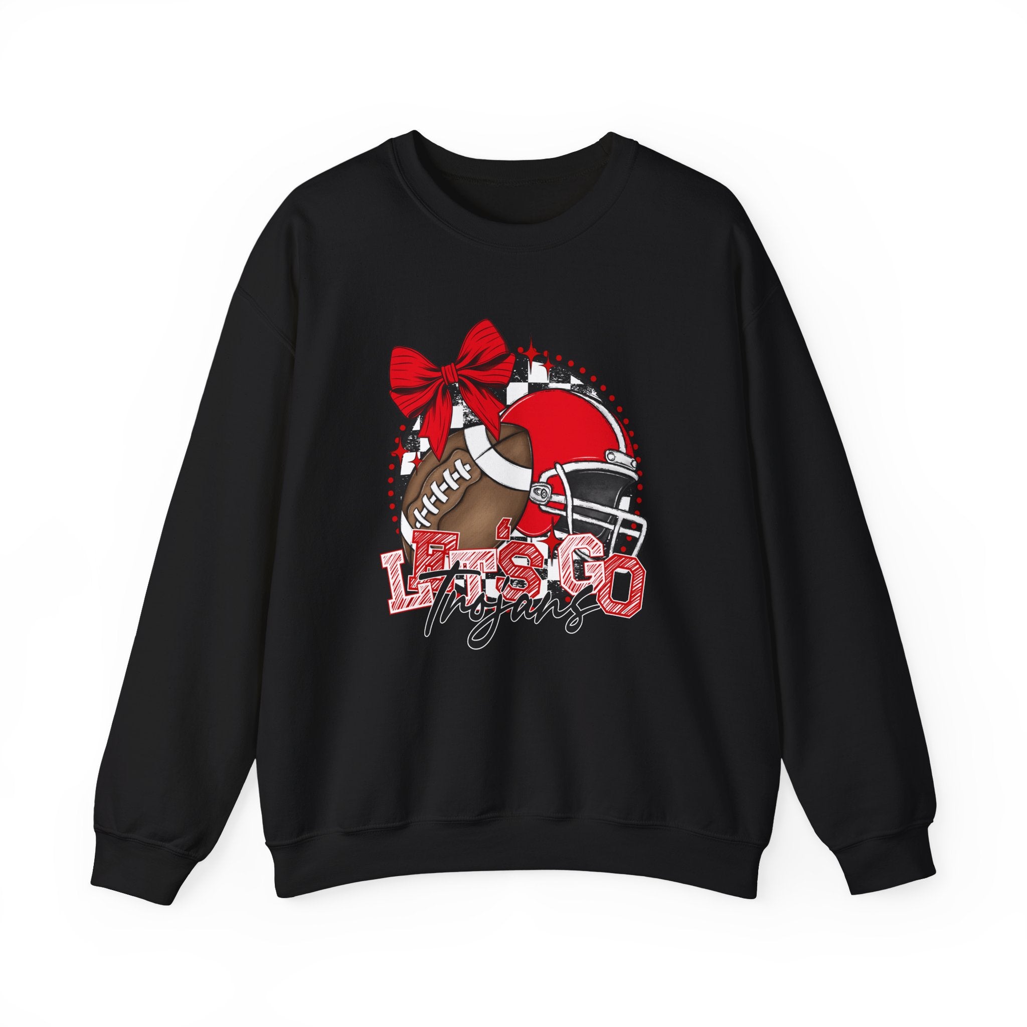Trojans Football Mom Crewneck Sweatshirt