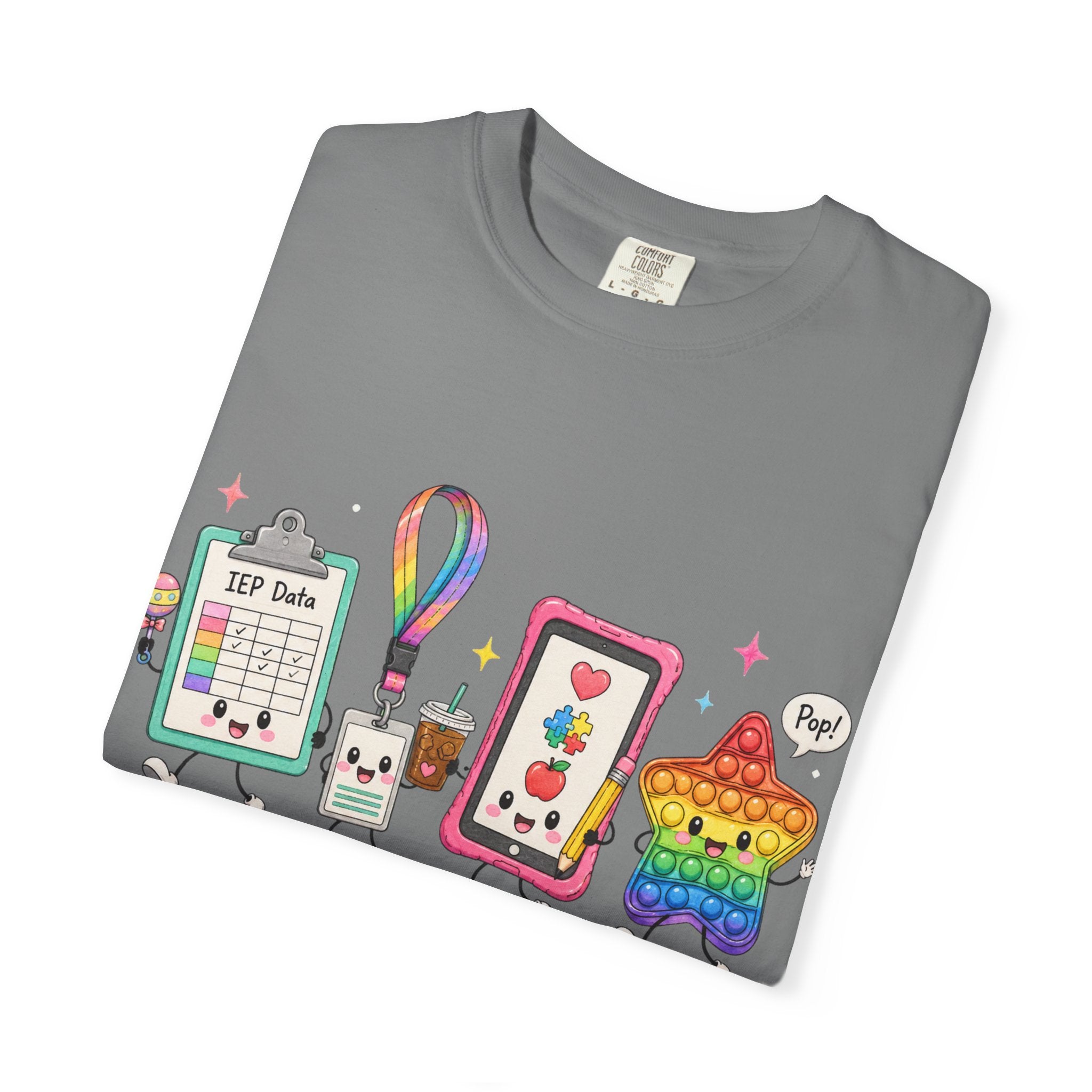 Teacher Tech Friends Graphic T-Shirt — IEP data