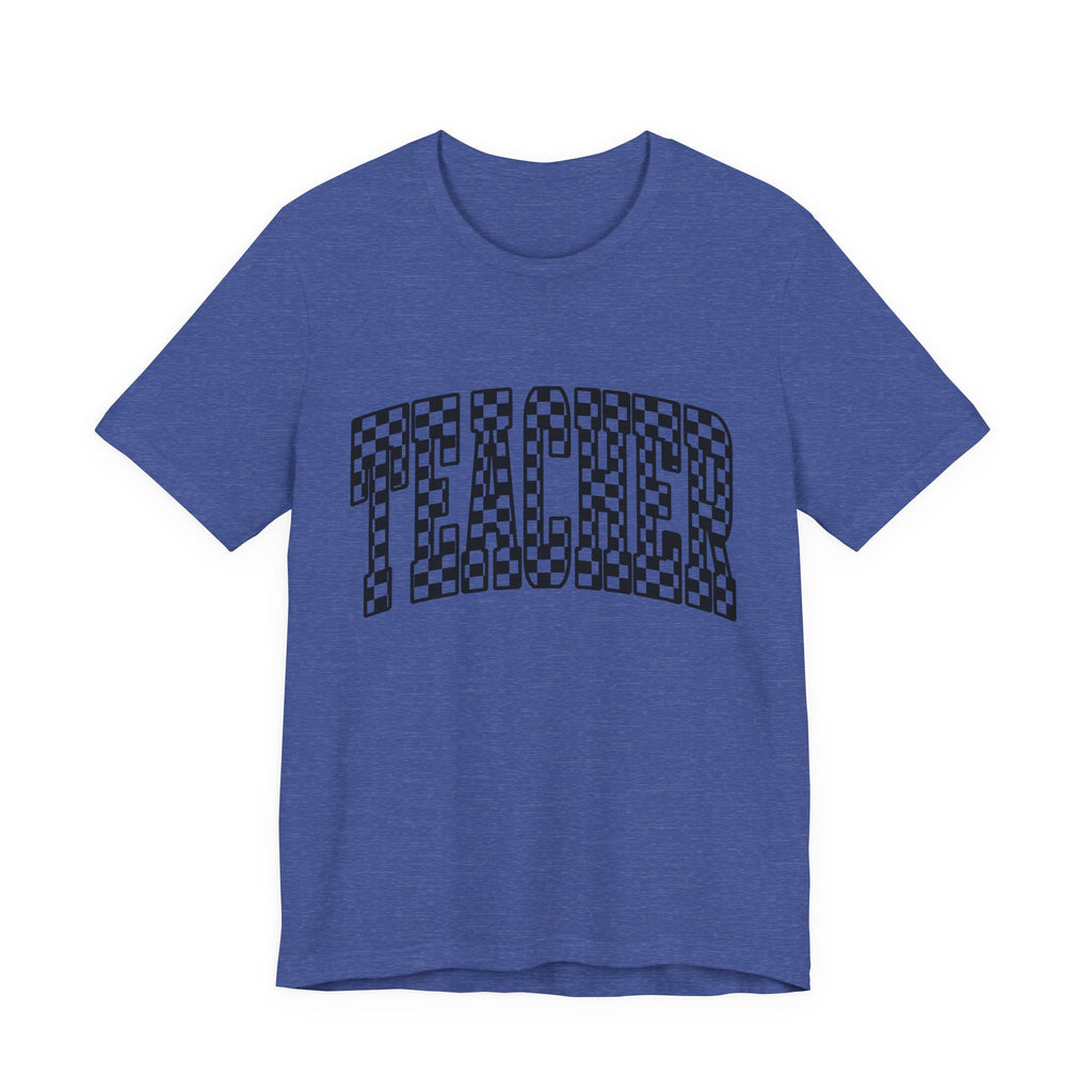 Teacher Checkerboard Graphic Tee