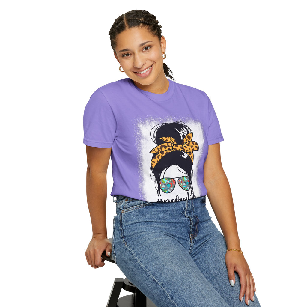 Para Life Graphic Tee — #paralife Sunglasses Messy Bun Shirt for Moms