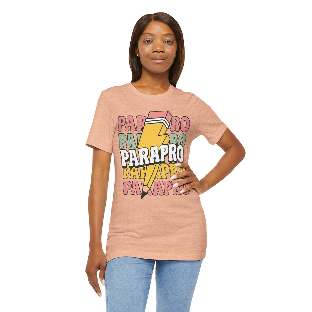 Parapro Pencil Tee — Retro Paraprofessional Appreciation Shirt
