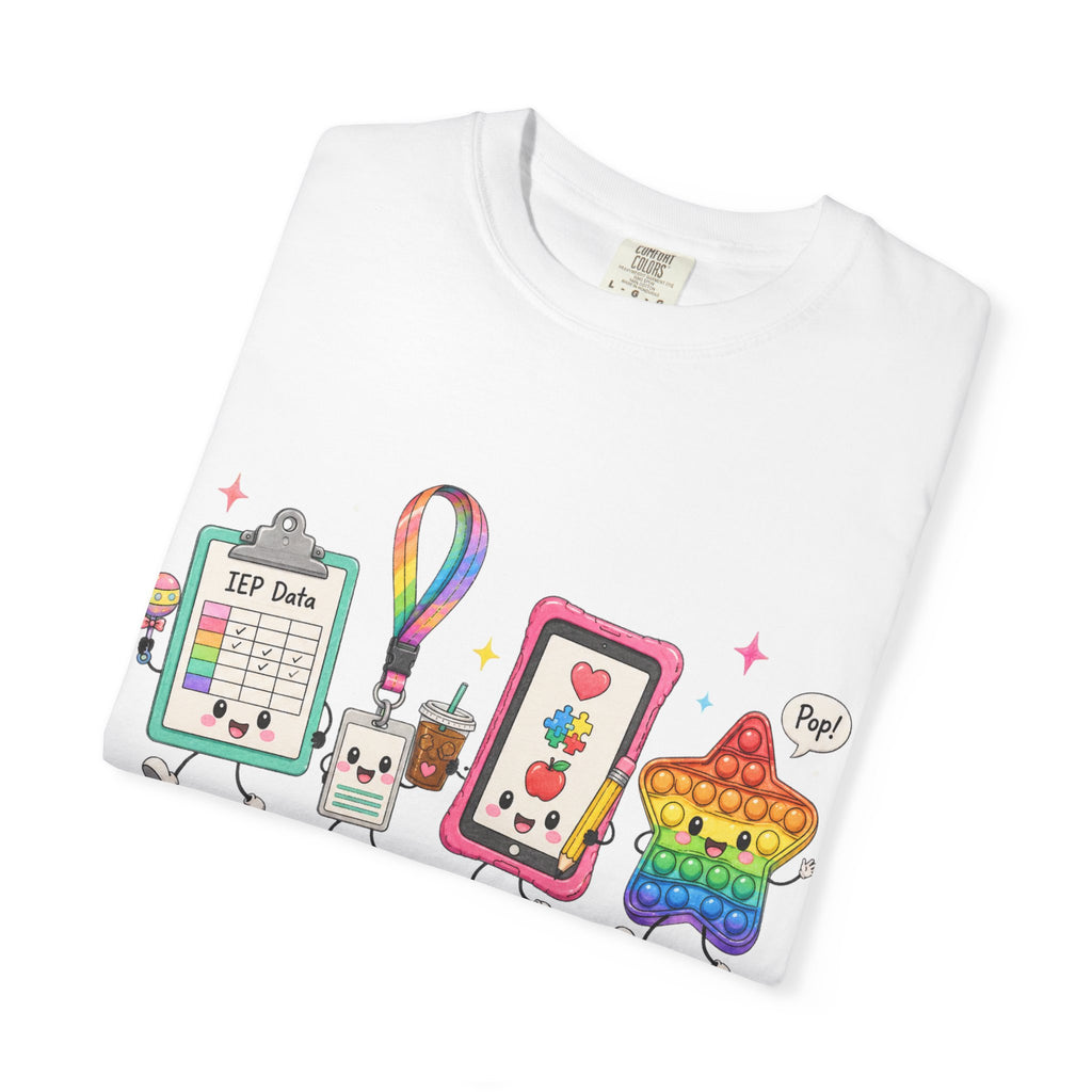 Teacher Tech Friends Graphic T-Shirt — IEP data