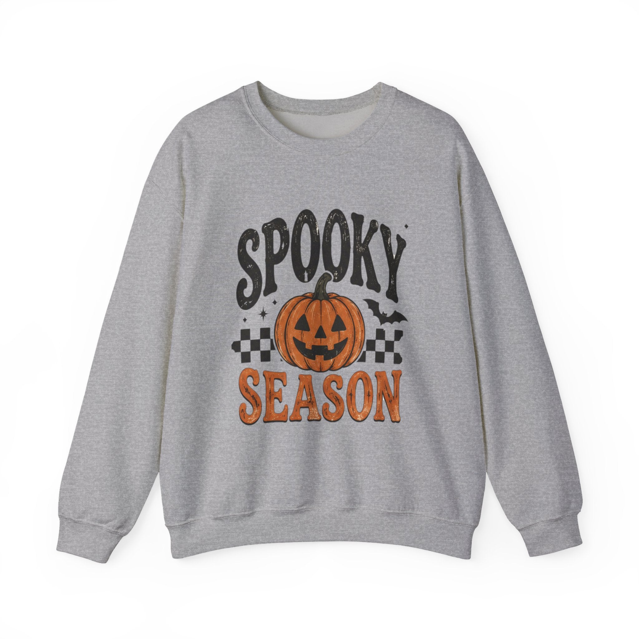 Spooky Season Sweatshirt — Pumpkin Jack-O'-Lantern Halloween Crewneck