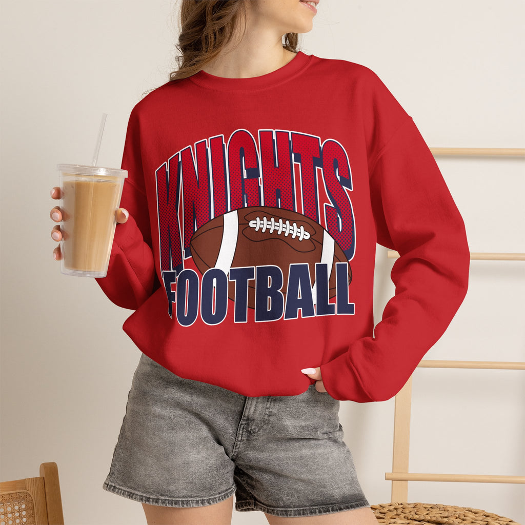 Knights Football Sweatshirt — Team-Fan Crewneck for Game Day