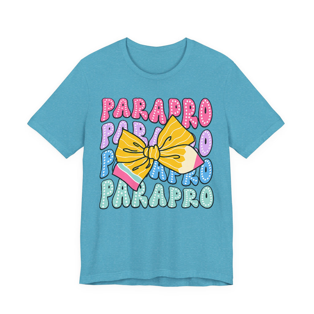 Parapro T-Shirt — Colorful Paraprofessional Bow Tee