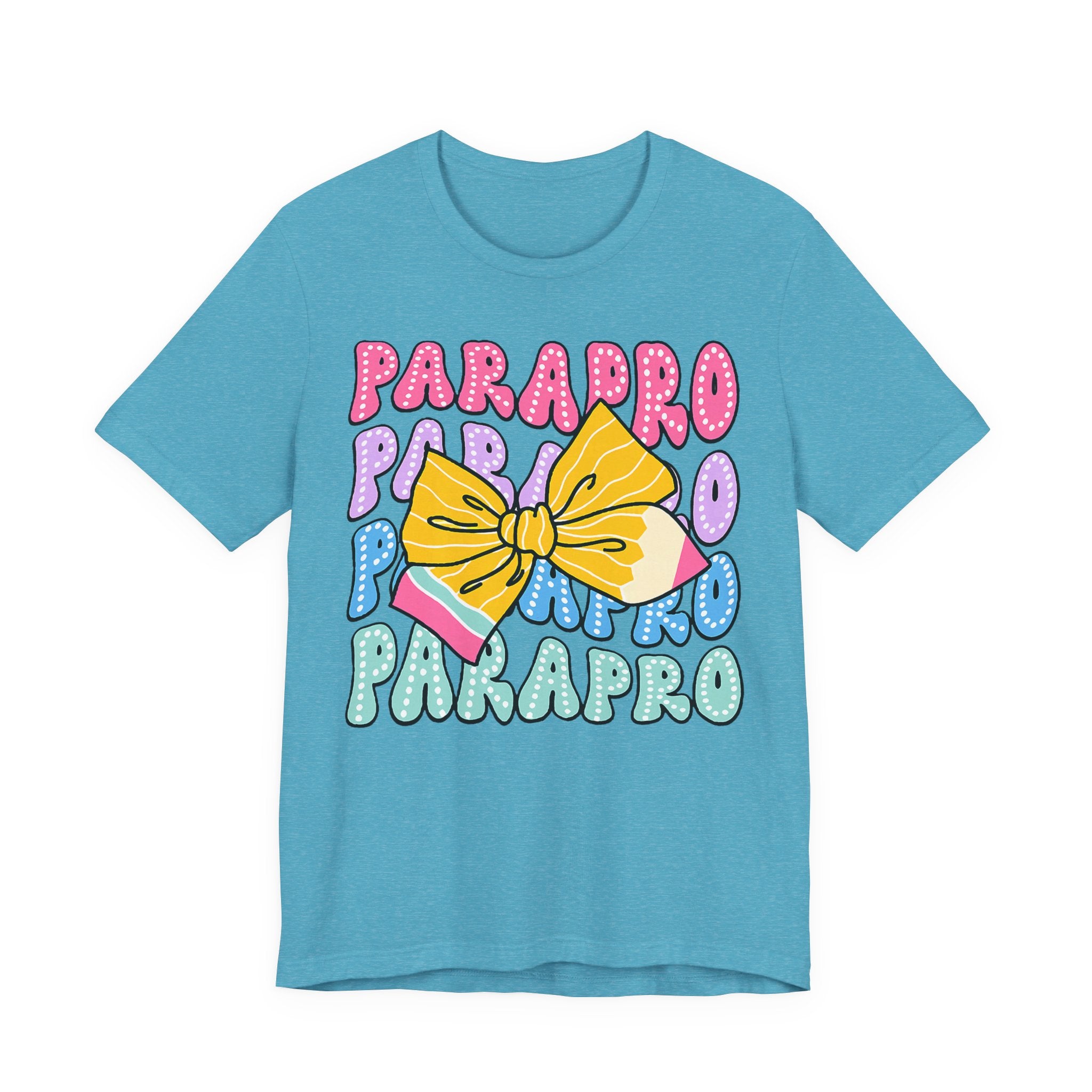 Parapro T-Shirt — Colorful Paraprofessional Bow Tee