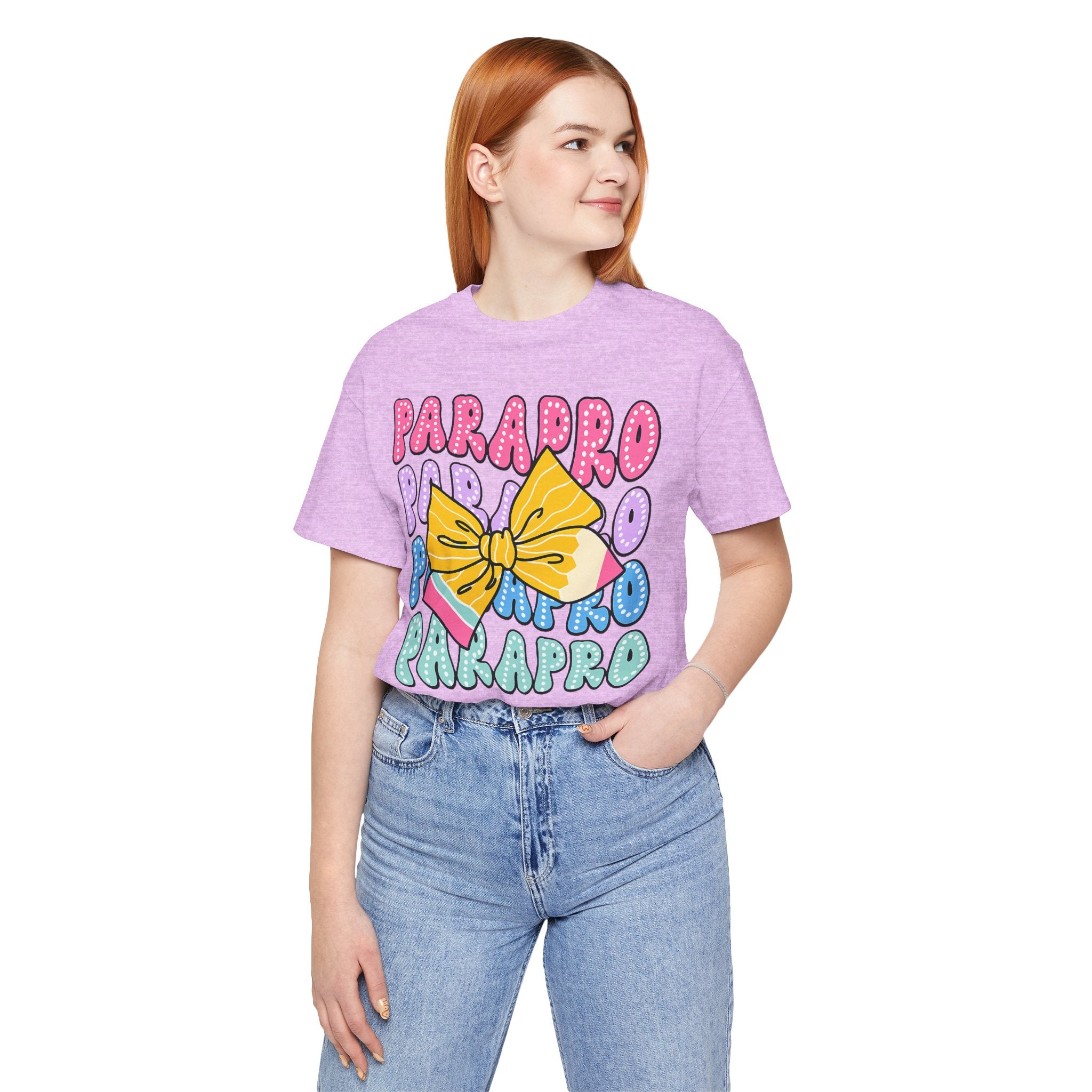 Parapro T-Shirt — Colorful Paraprofessional Bow Tee