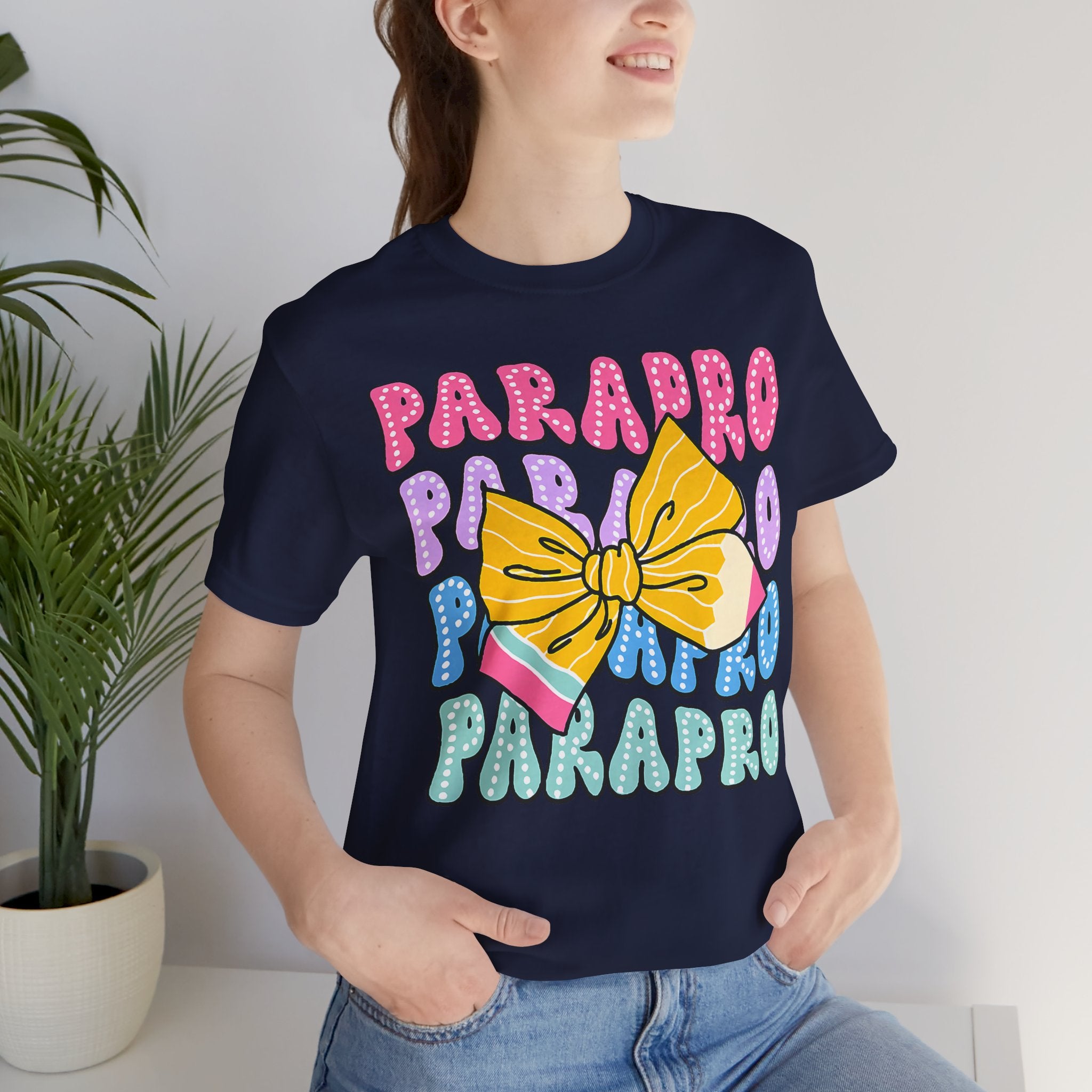Parapro T-Shirt — Colorful Paraprofessional Bow Tee