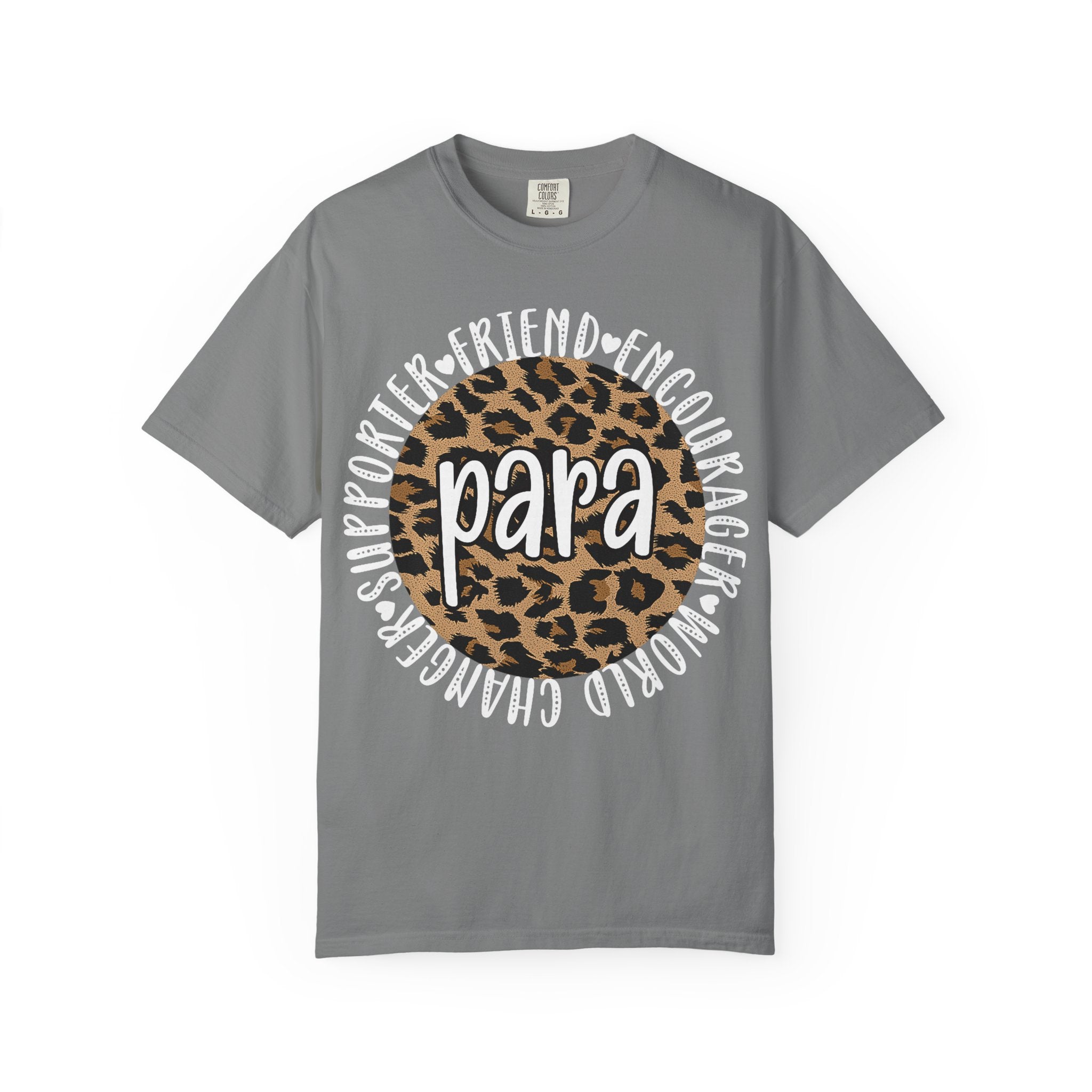 Para Leopard Circle T-Shirt — Supporter, Friend & Encourager Tee