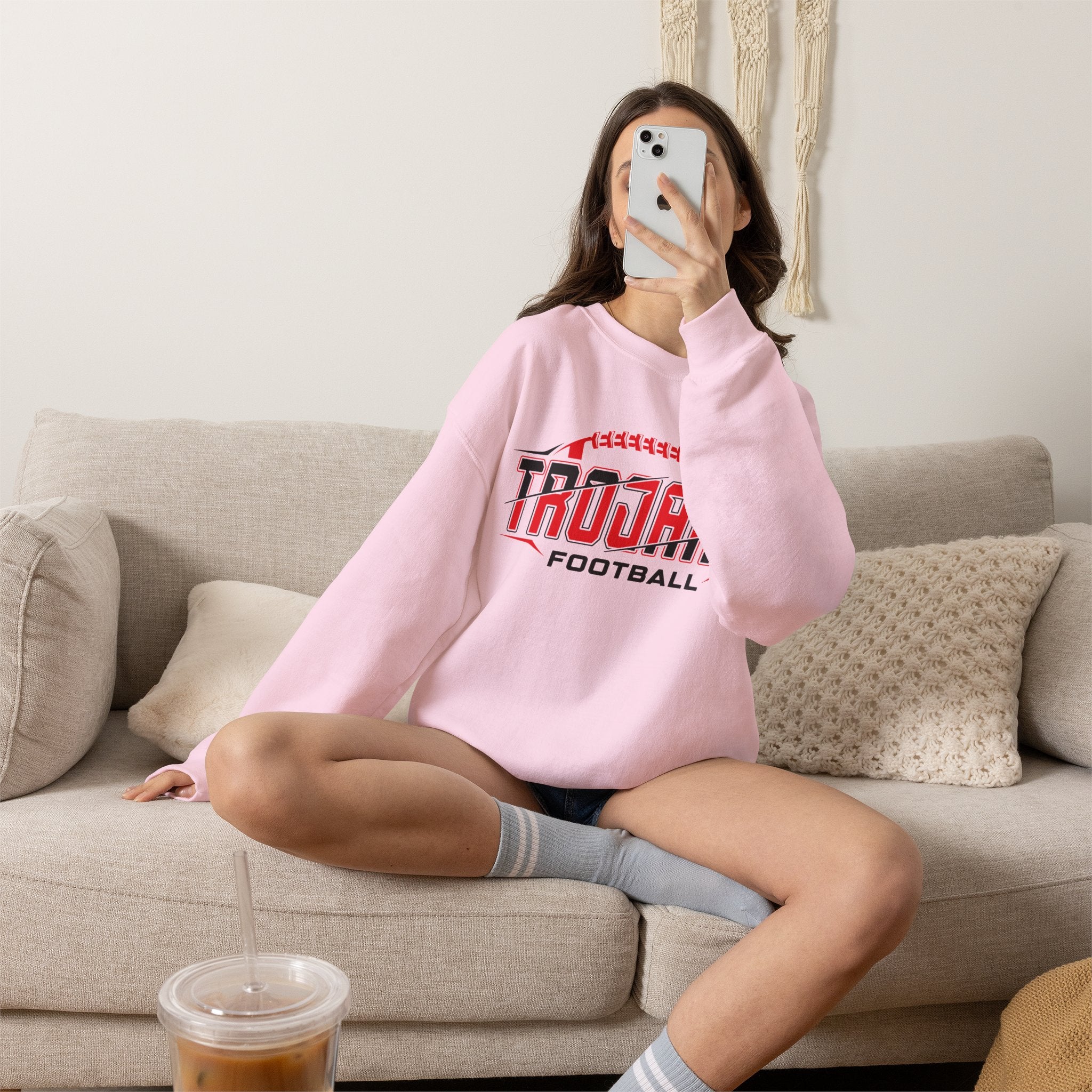 Trojans Football Crewneck Sweatshirt