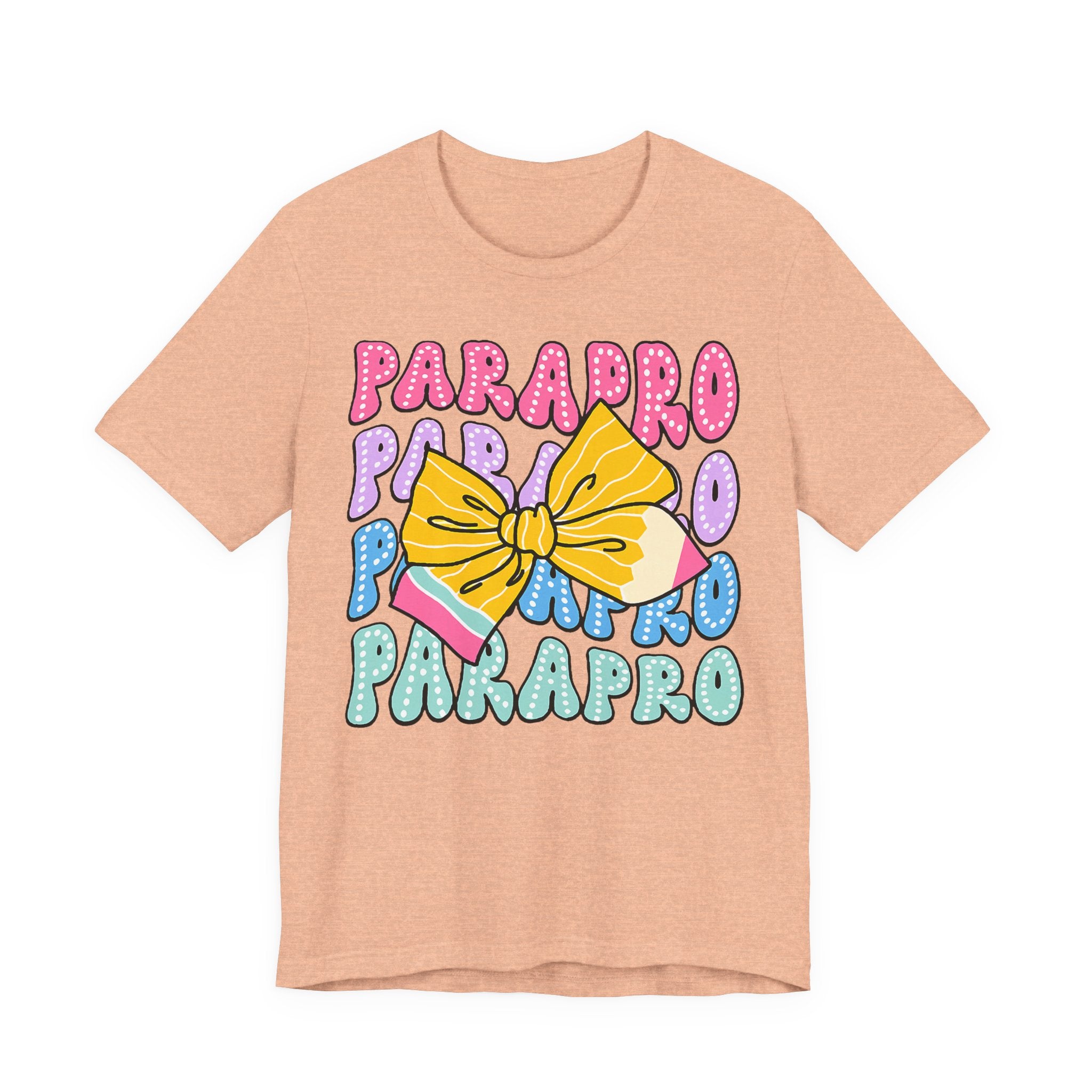 Parapro T-Shirt — Colorful Paraprofessional Bow Tee