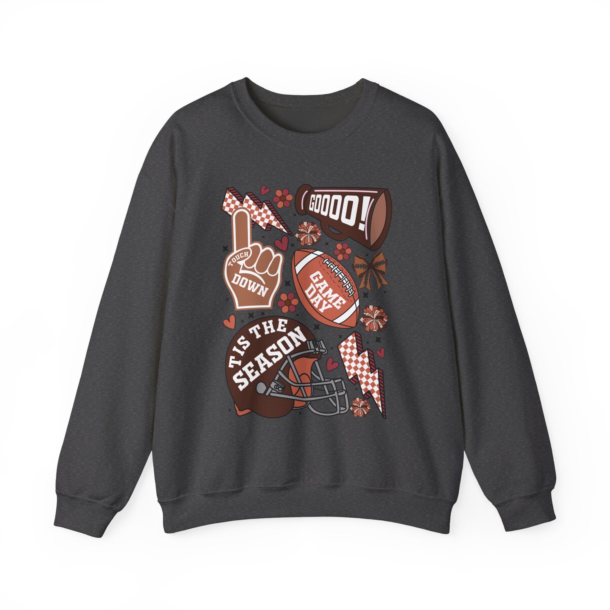 Football Season Crewneck Sweatshirt – 'Tis the Season Game Day Design