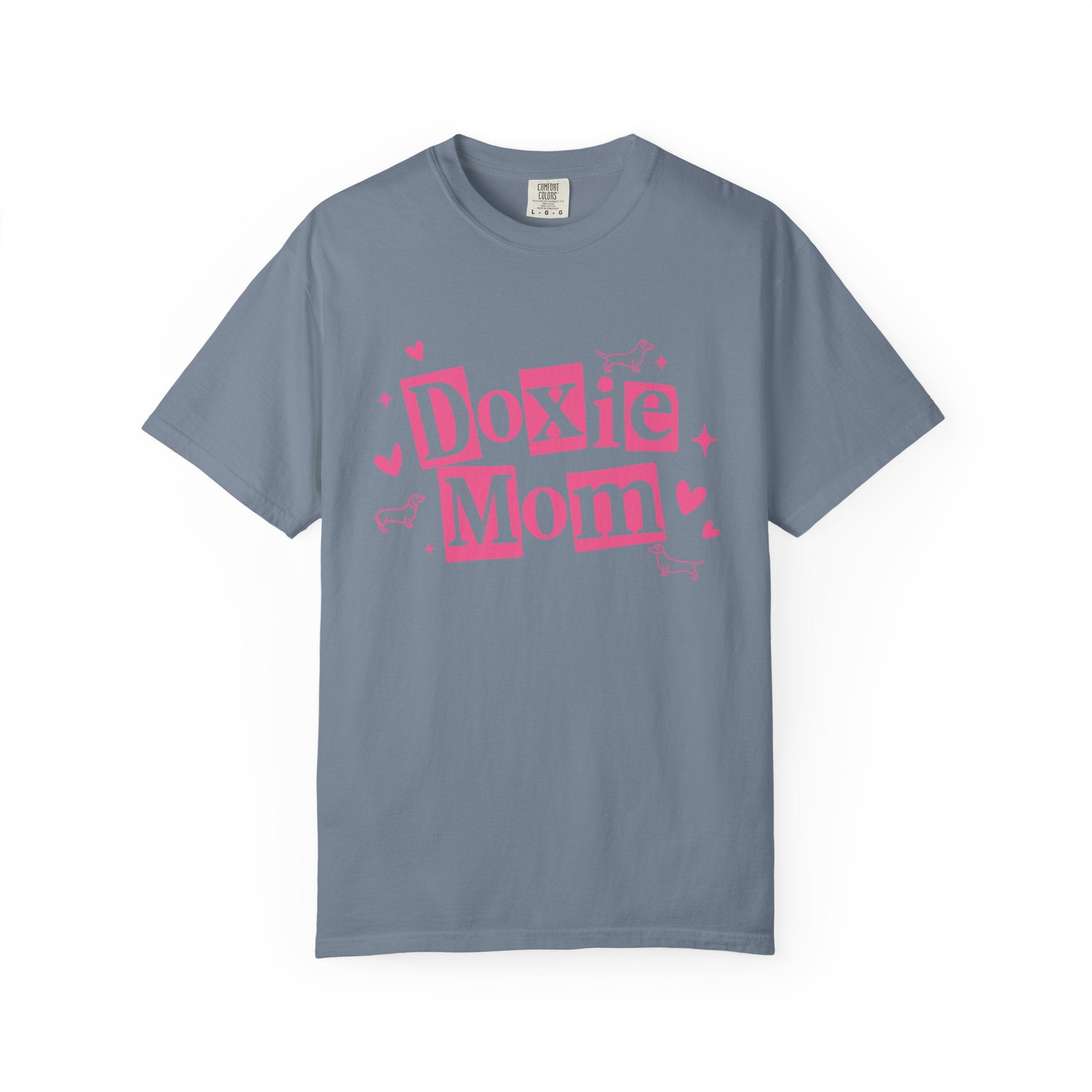 Doxie Mom T-Shirt — Cute Pink Dachshund Dog Mom Tee