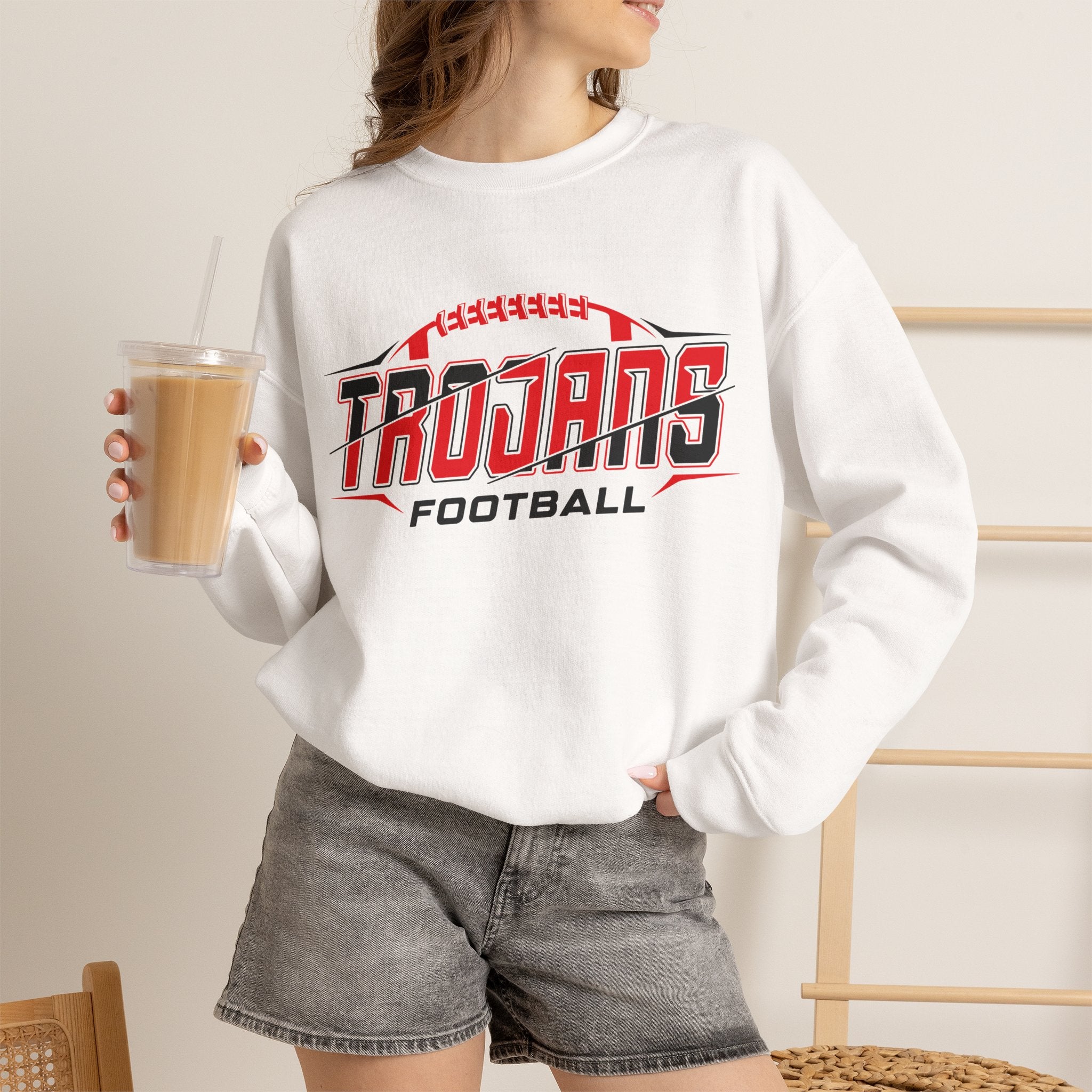 Trojans Football Crewneck Sweatshirt