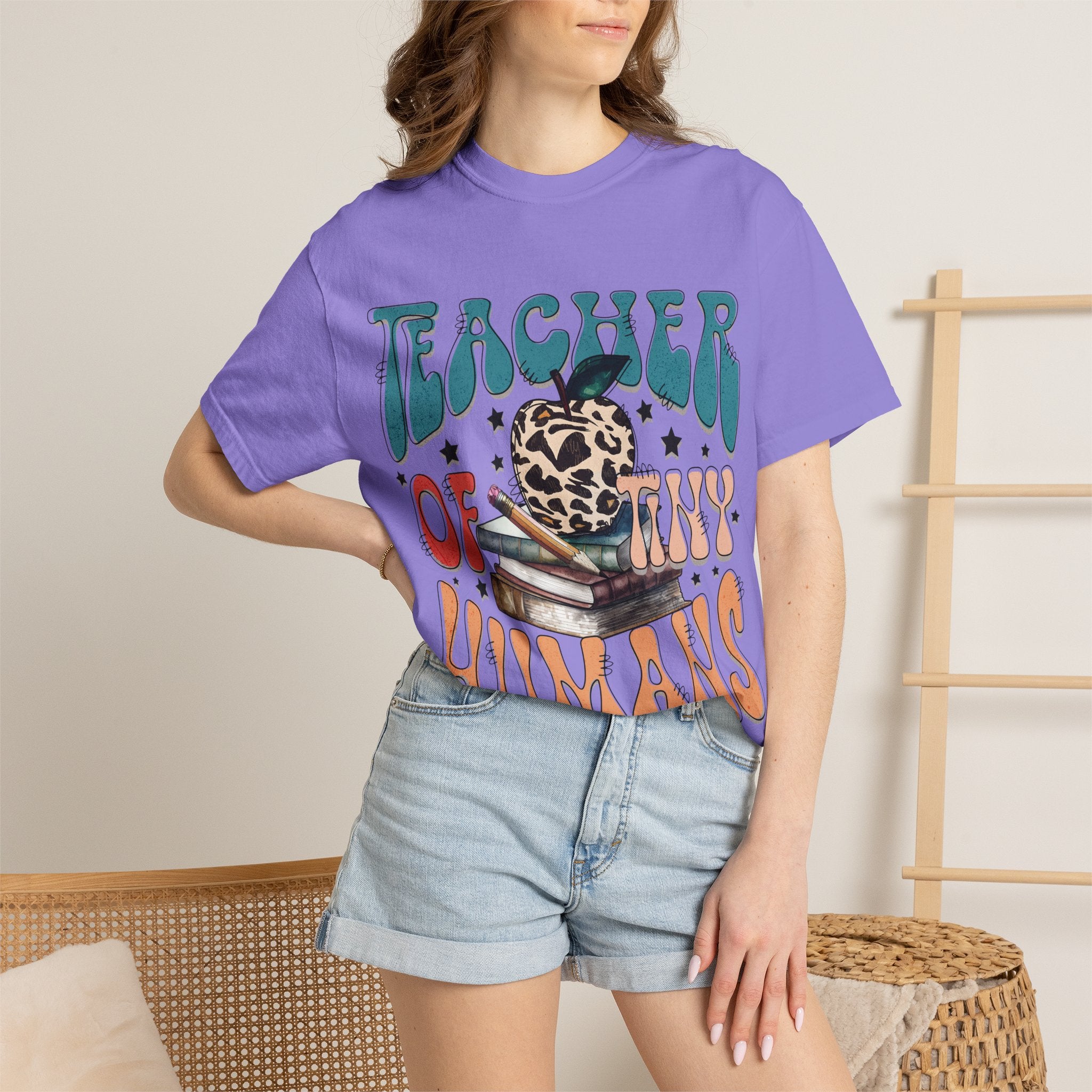 Teacher of Tiny Humans T-Shirt — Cute Retro Teacher Graphic Tee