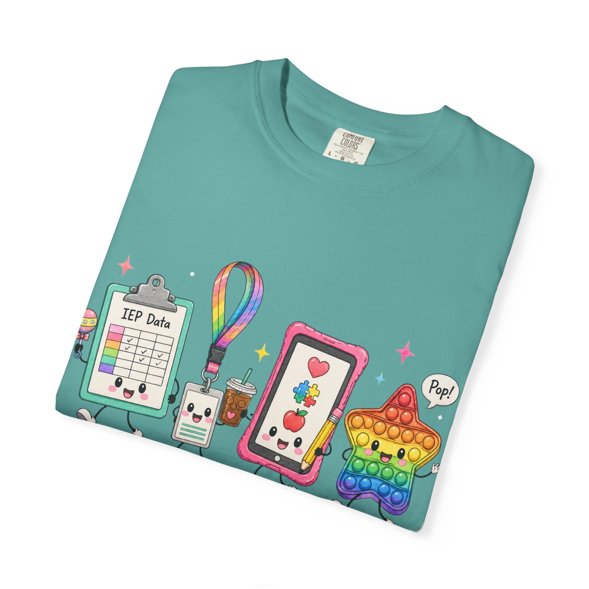 Teacher Tech Friends Graphic T-Shirt — IEP data