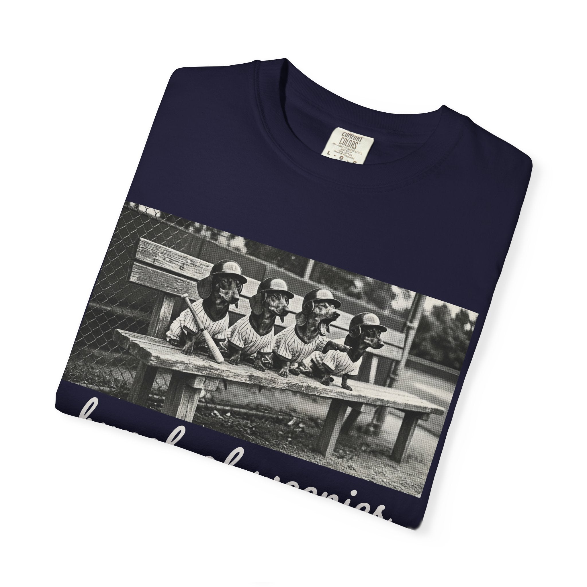Vintage Bunch of Weenies White Text Photo T-Shirt