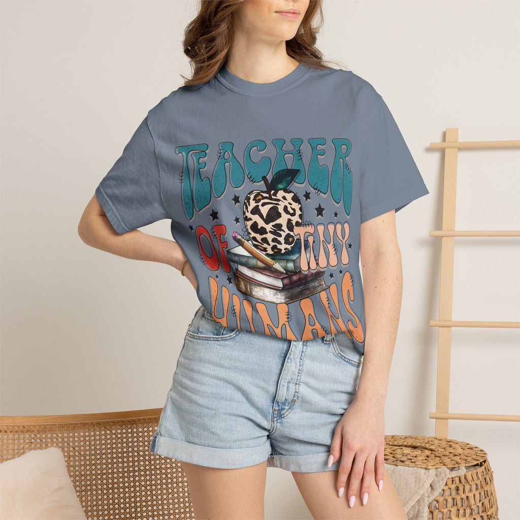 Teacher of Tiny Humans T-Shirt — Cute Retro Teacher Graphic Tee